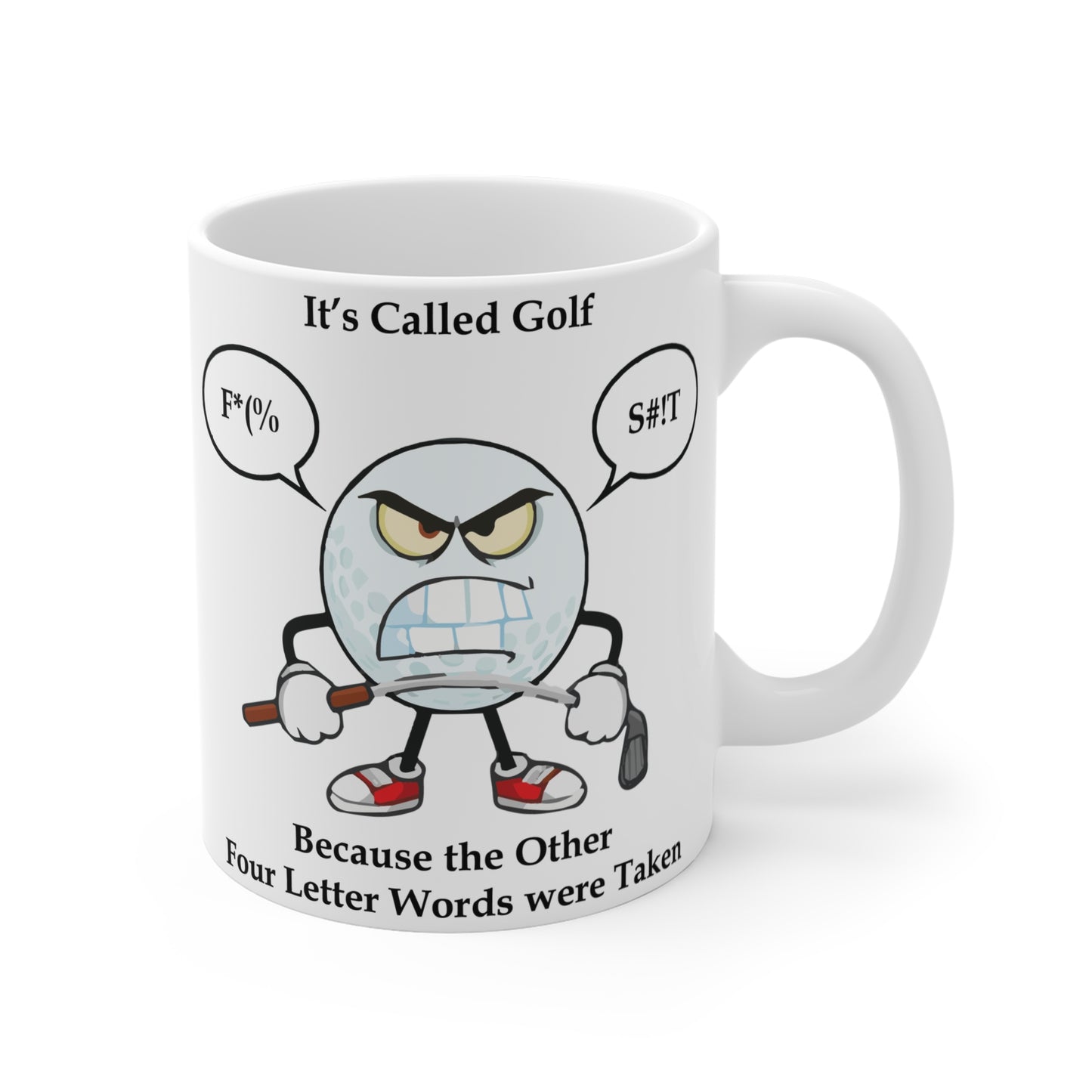 Mug - golf is a four letter word - 11oz
