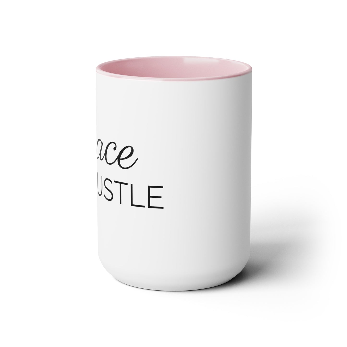 Grace and Hustle - 15oz Large Coffee Mugs - Inspirational Coffee Mug, Mugs With Motivational Sayings, Gift for Women and Men