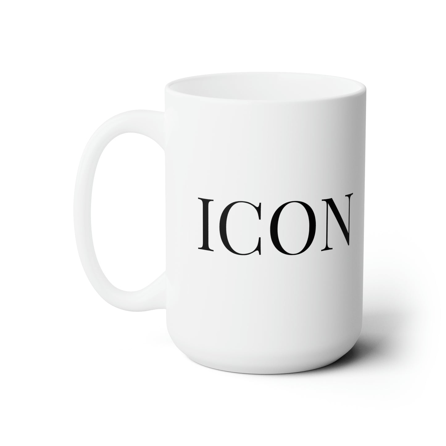 Icon Coffee Mug- 15oz Large Mug, Inspirational Coffee Mug, Funny Coffee Mug, Mugs With Sayings, Gift for Women and Men, Gift for Her, Humorous Coffee Mug
