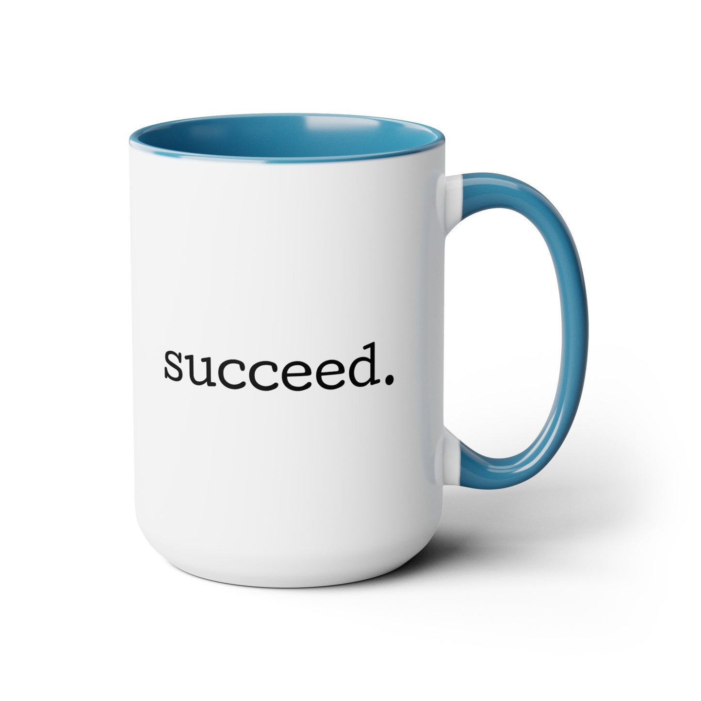 Wake. Pray. Hustle. Succeed. - 15oz Coffee Mugs - Inspirational Coffee Mug, Gift for Women and Men, Religious Coffee Mug
