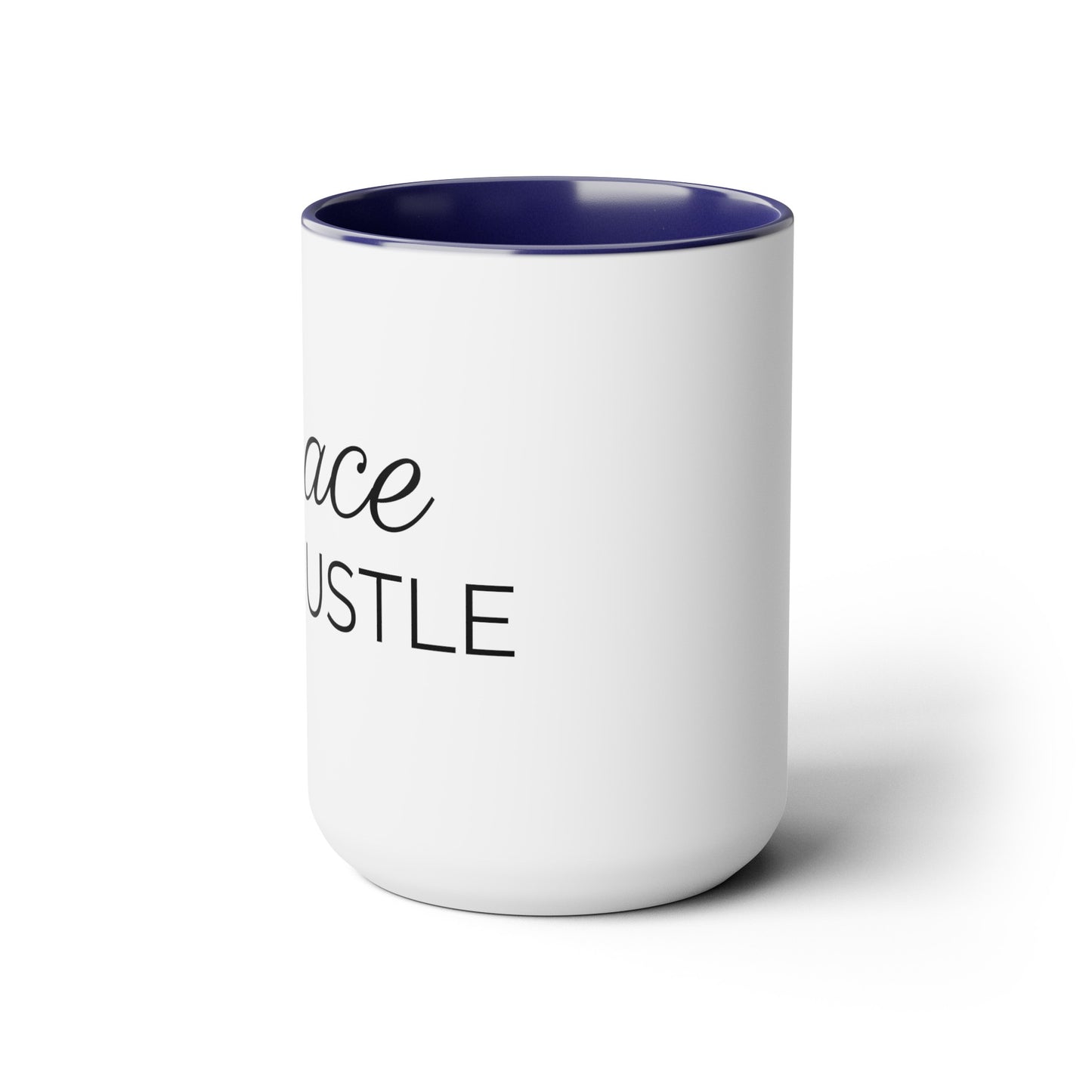 Grace and Hustle - 15oz Large Coffee Mugs - Inspirational Coffee Mug, Mugs With Motivational Sayings, Gift for Women and Men