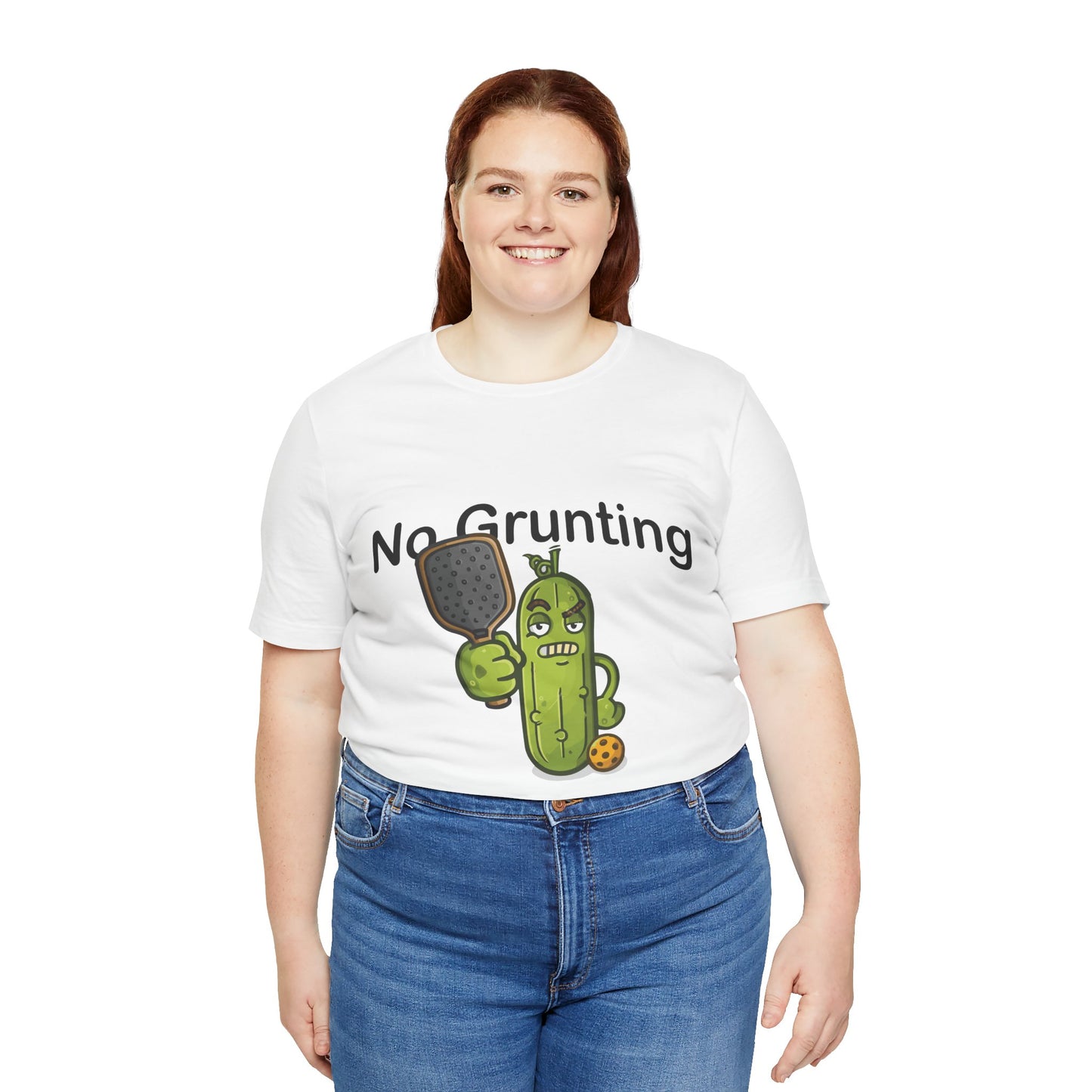 No Grunting Unisex Pickleball Jersey Short Sleeve Tee