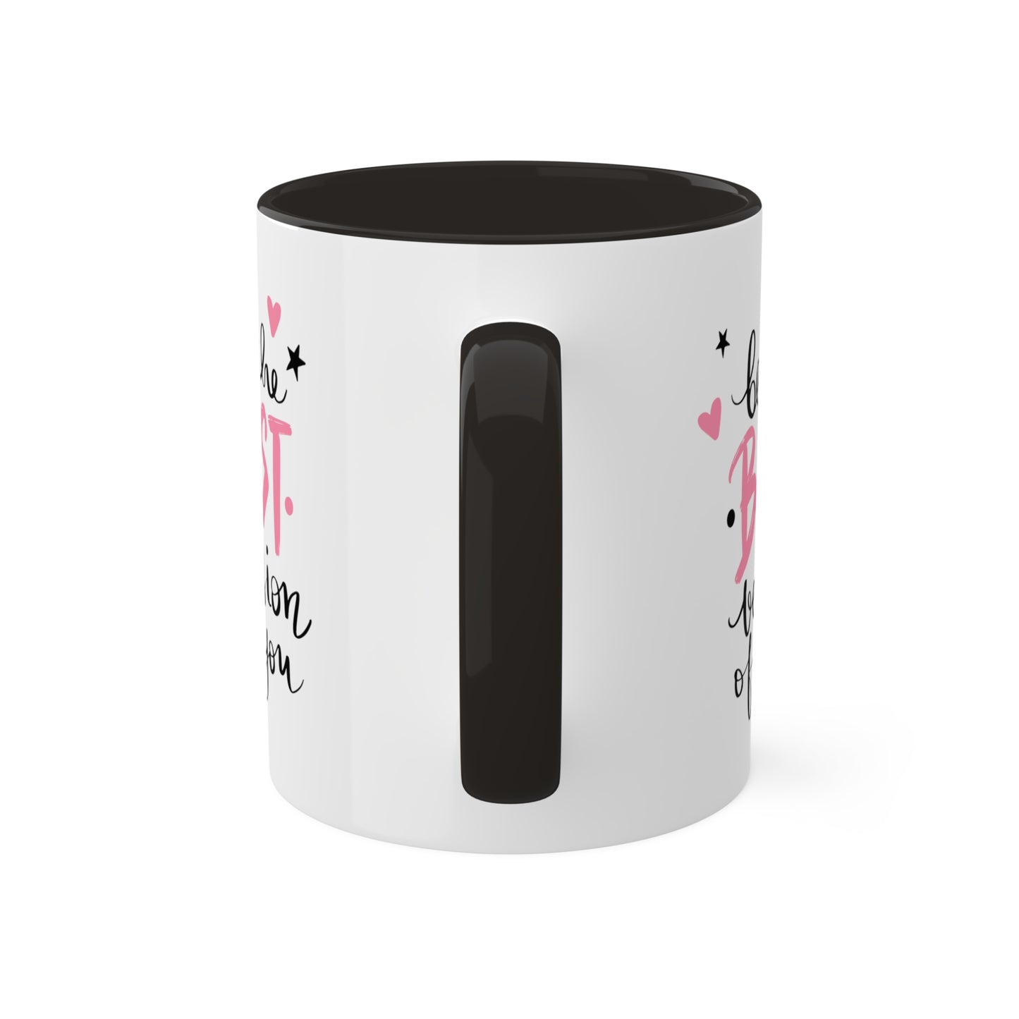 Be The Best Version Of You -11oz Coffee Mug, Mugs With Motivational Sayings, Gift for Women, Pink Coffee Mug