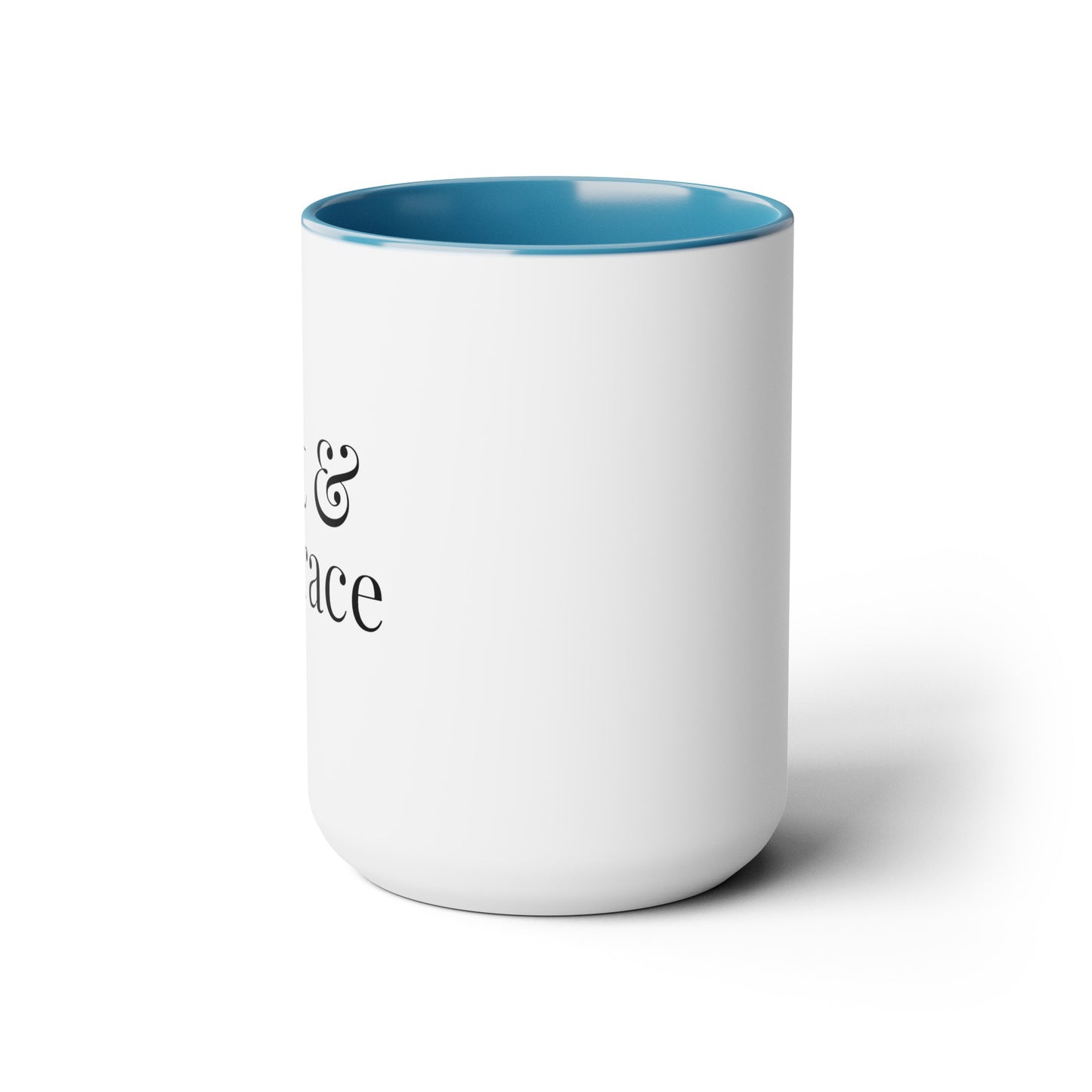 Grit And Grace - 15oz Large Coffee Mugs - Inspirational Coffee Mug, Gift for Women and Men, Persevere Gift, Religious Coffee Mug
