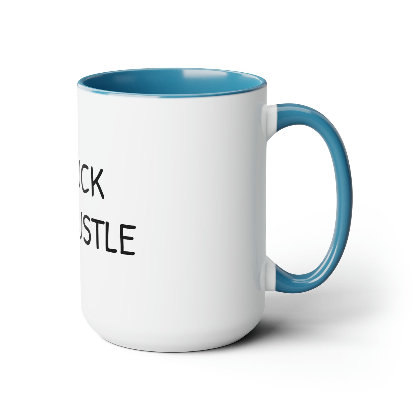 0% Luck 100% Hustle - 15oz Large Coffee Mugs - Inspirational Coffee Mug, Funny Coffee Mug, Mugs With Sayings, Gift for Women and Men, Gift for Him and Her, Ambitious Hustle Coffee Mug