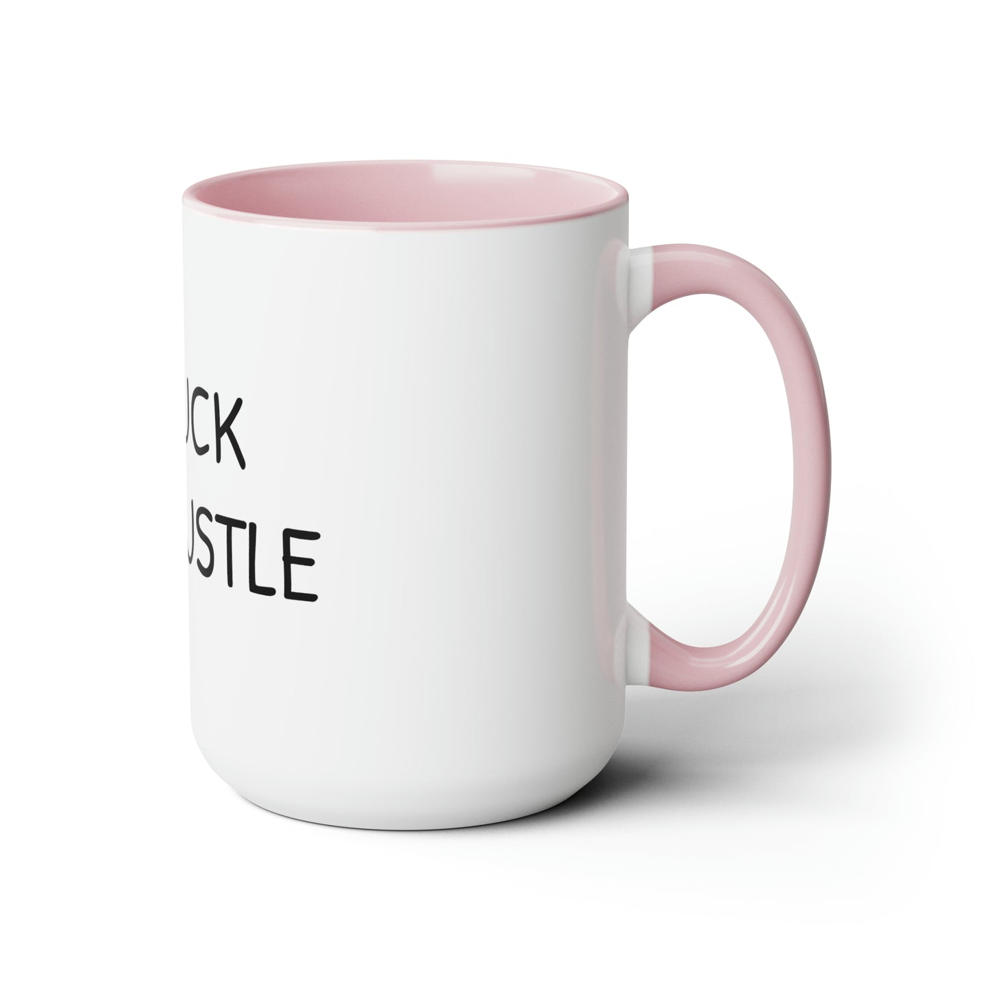 0% Luck 100% Hustle - 15oz Large Coffee Mugs - Inspirational Coffee Mug, Funny Coffee Mug, Mugs With Sayings, Gift for Women and Men, Gift for Him and Her, Ambitious Hustle Coffee Mug