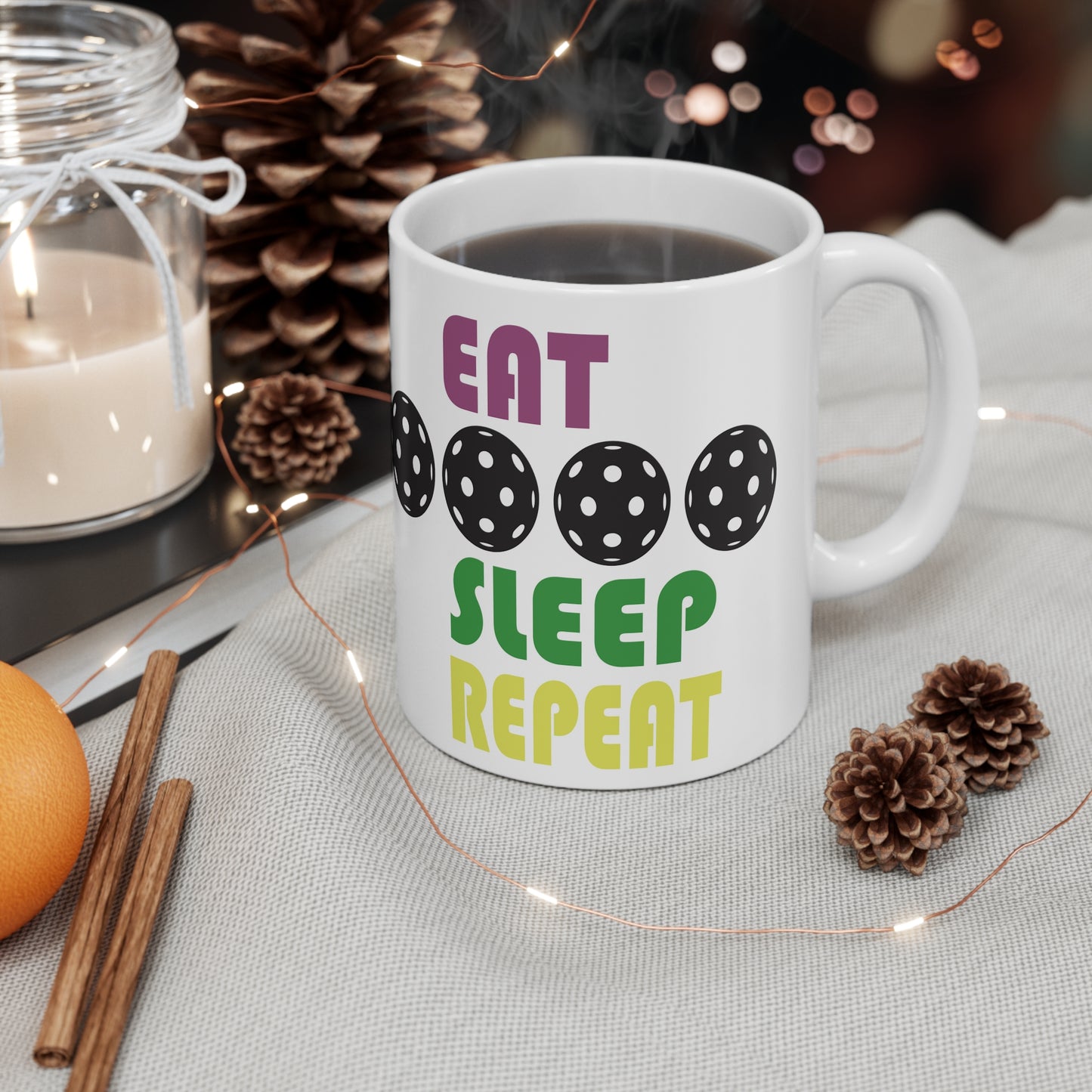 Eat Pickle Sleep Repeat Mug, 11oz