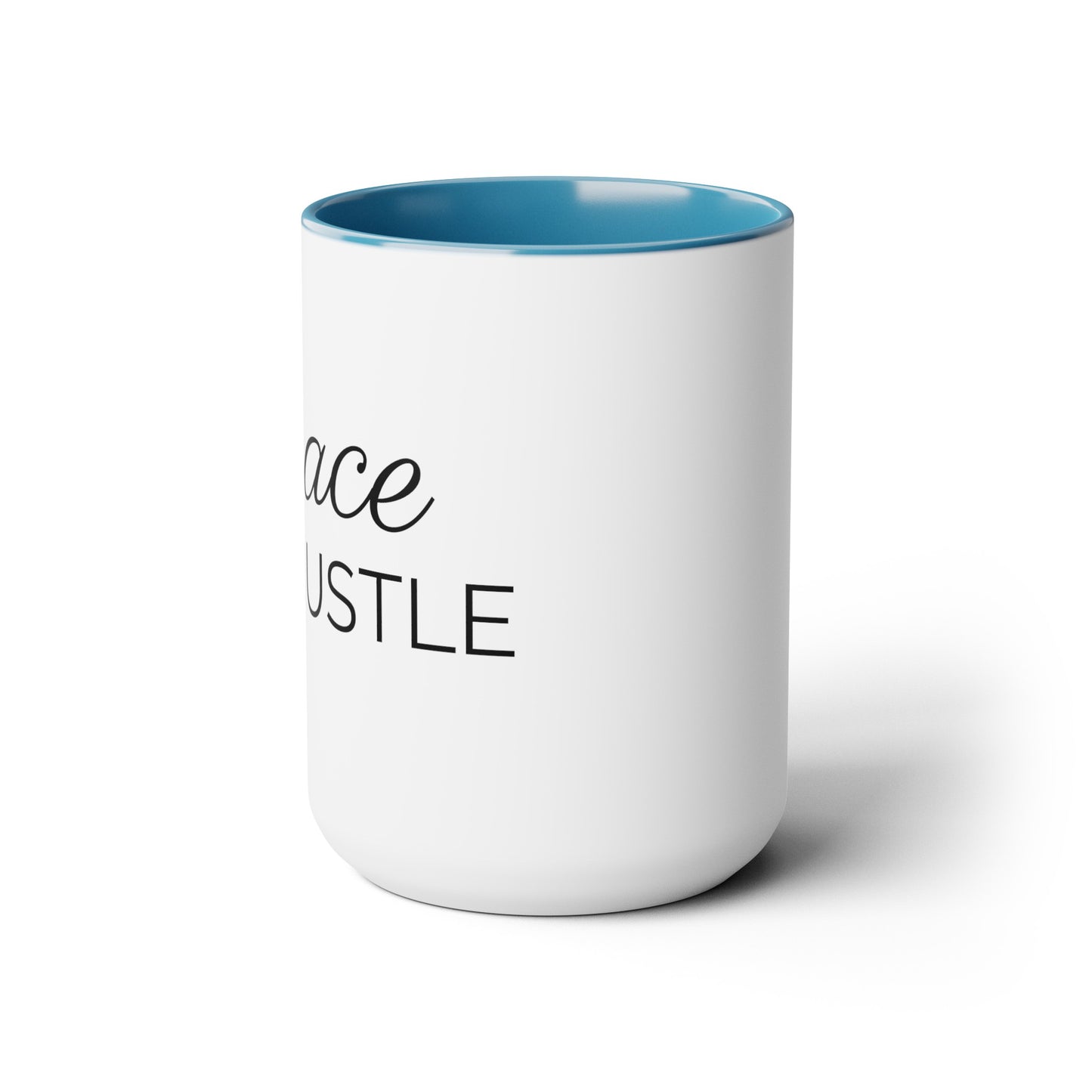 Grace and Hustle - 15oz Large Coffee Mugs - Inspirational Coffee Mug, Mugs With Motivational Sayings, Gift for Women and Men