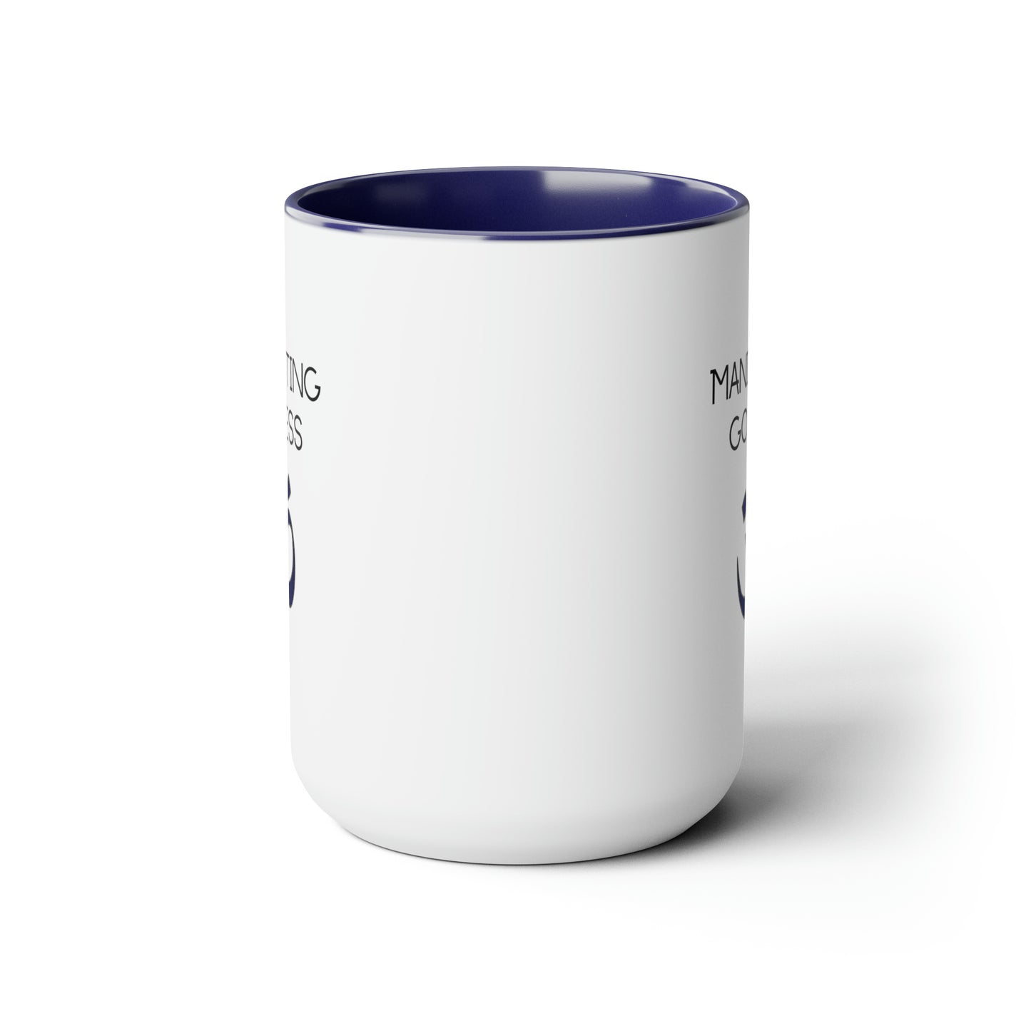 Om Manifesting Goddess - 15oz Large Mugs - Spiritual Coffee Mug, Pink Coffee Mug, Gift for Spiritual Friend, Novelty Coffee Mugs