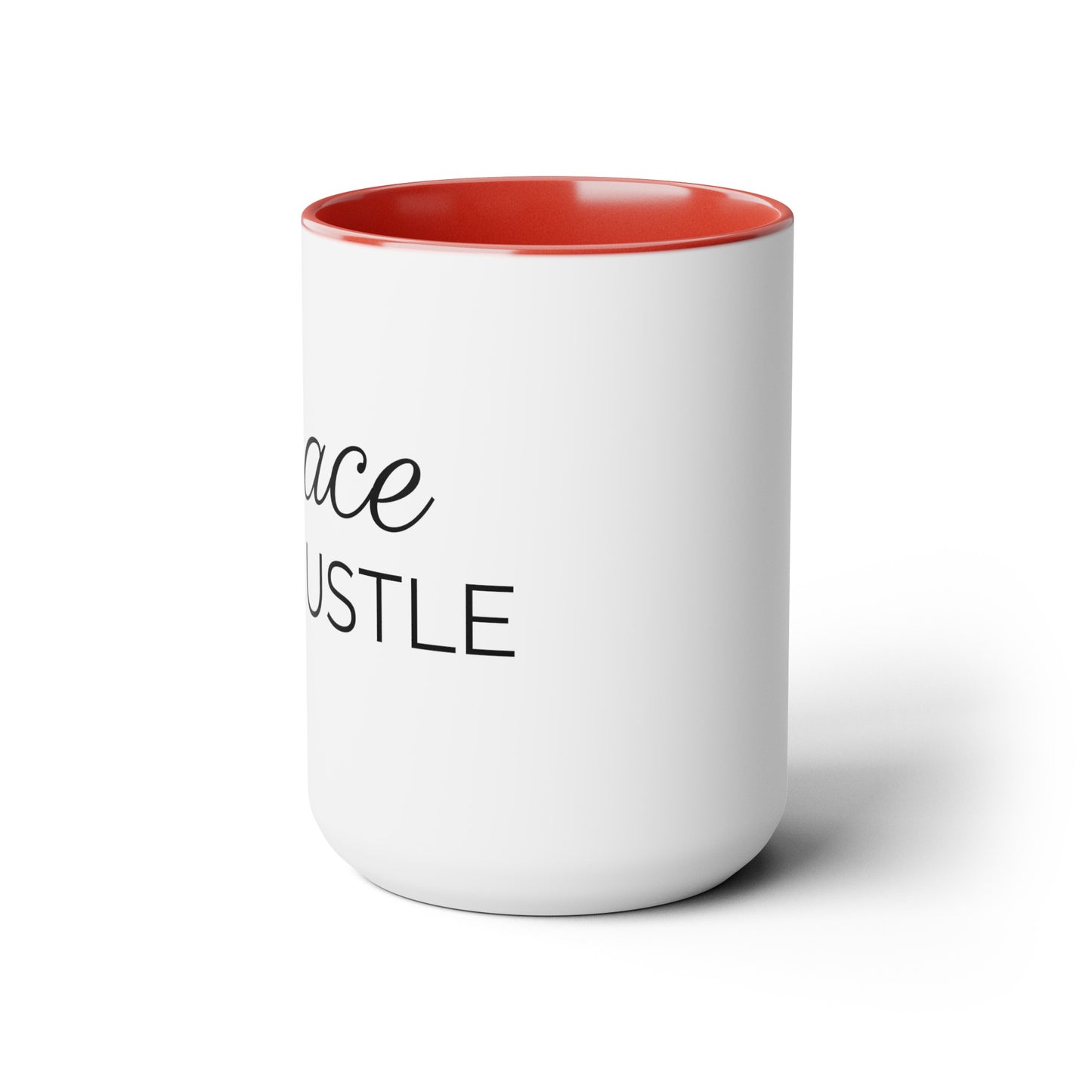 Grace and Hustle - 15oz Large Coffee Mugs - Inspirational Coffee Mug, Mugs With Motivational Sayings, Gift for Women and Men