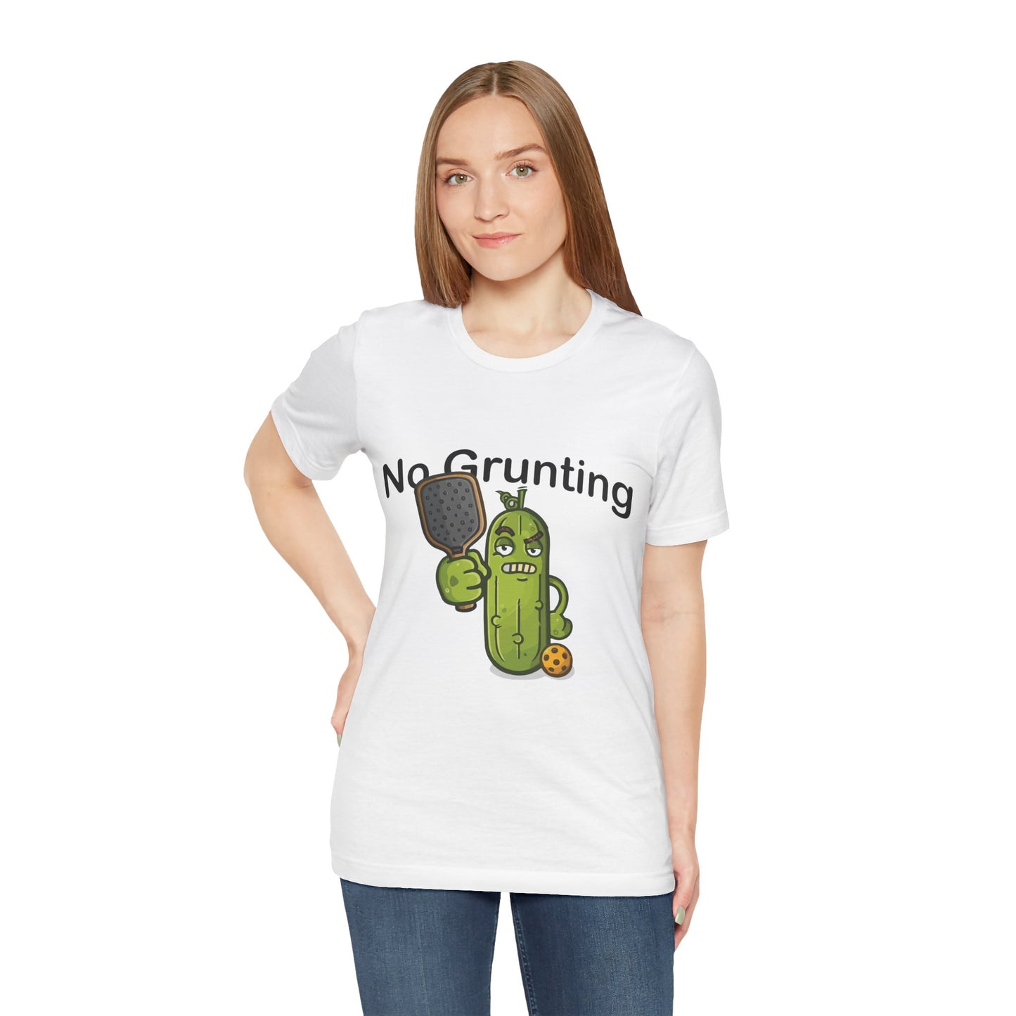 No Grunting Unisex Pickleball Jersey Short Sleeve Tee