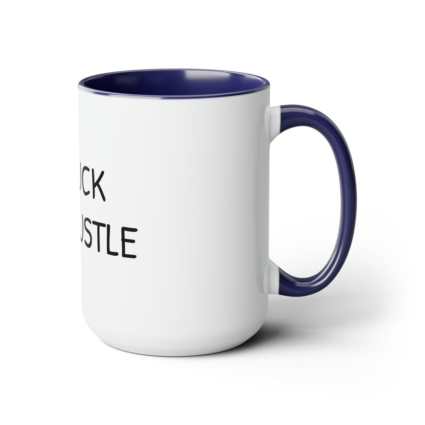 0% Luck 100% Hustle - 15oz Large Coffee Mugs - Inspirational Coffee Mug, Funny Coffee Mug, Mugs With Sayings, Gift for Women and Men, Gift for Him and Her, Ambitious Hustle Coffee Mug