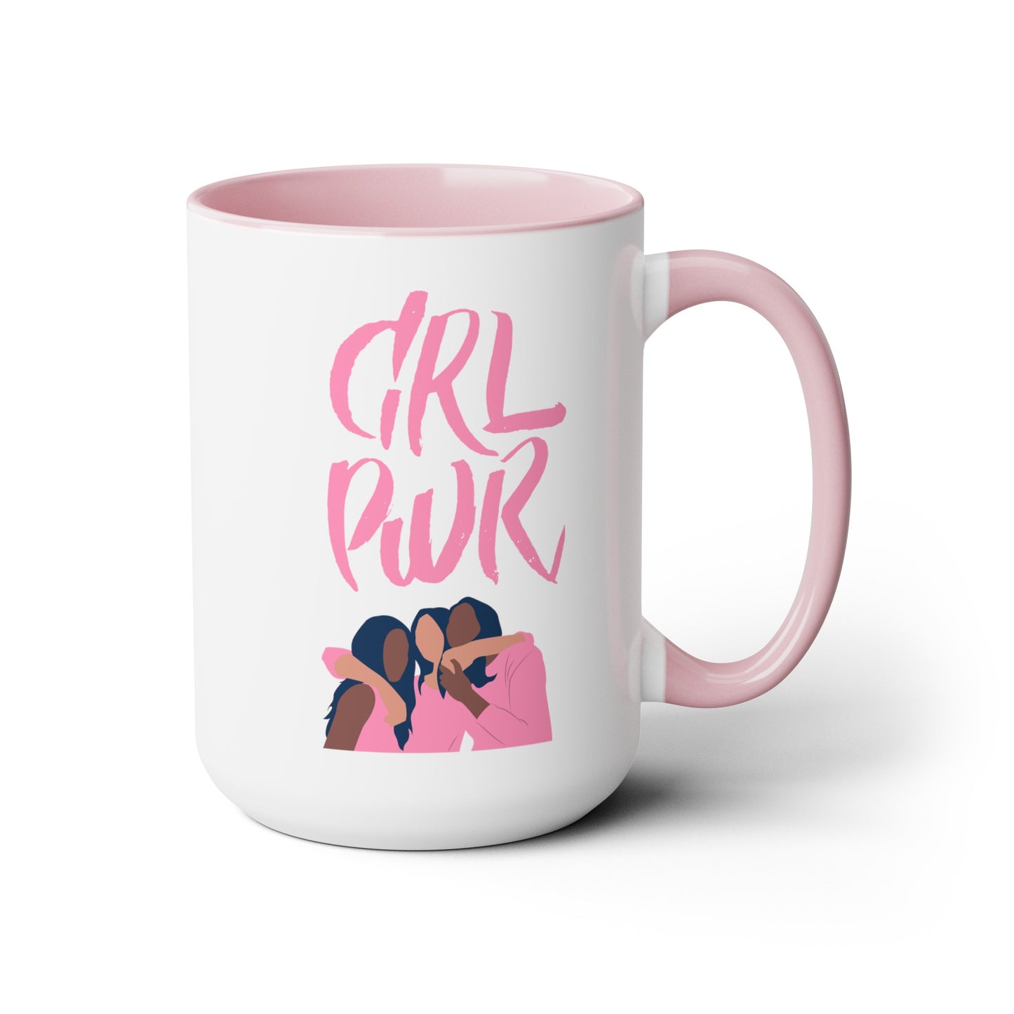Girl Power - 15oz Large Coffee Mugs - Inspirational Coffee Mug, Gift for Women, Girl Power Gift, Gift for Women's History Month