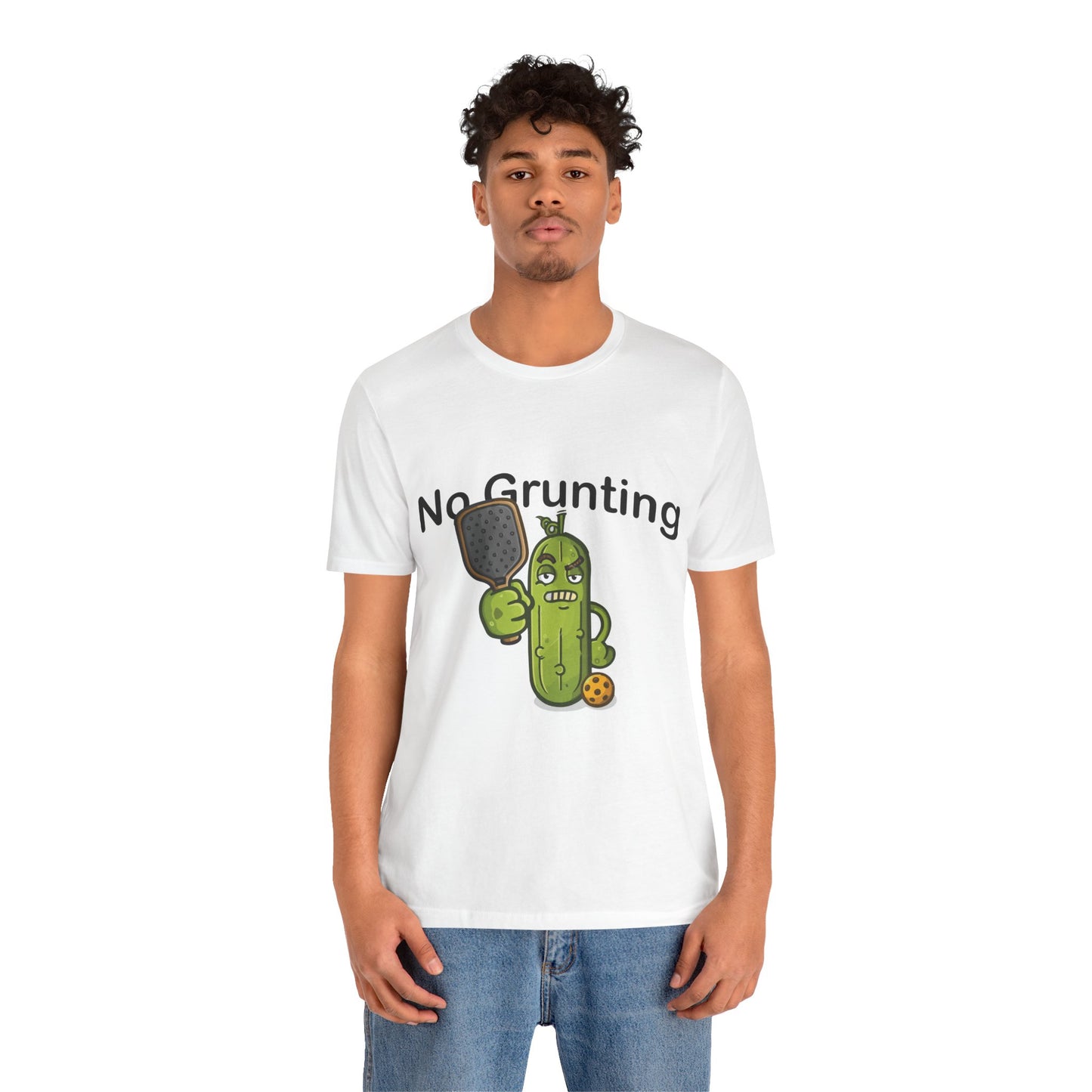 No Grunting Unisex Pickleball Jersey Short Sleeve Tee