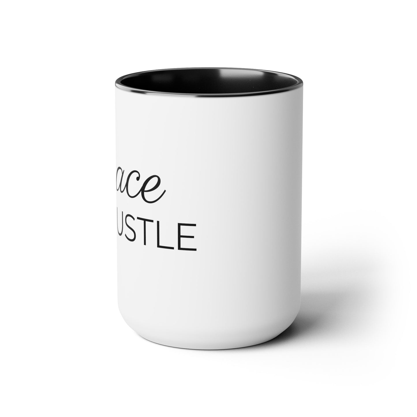 Grace and Hustle - 15oz Large Coffee Mugs - Inspirational Coffee Mug, Mugs With Motivational Sayings, Gift for Women and Men