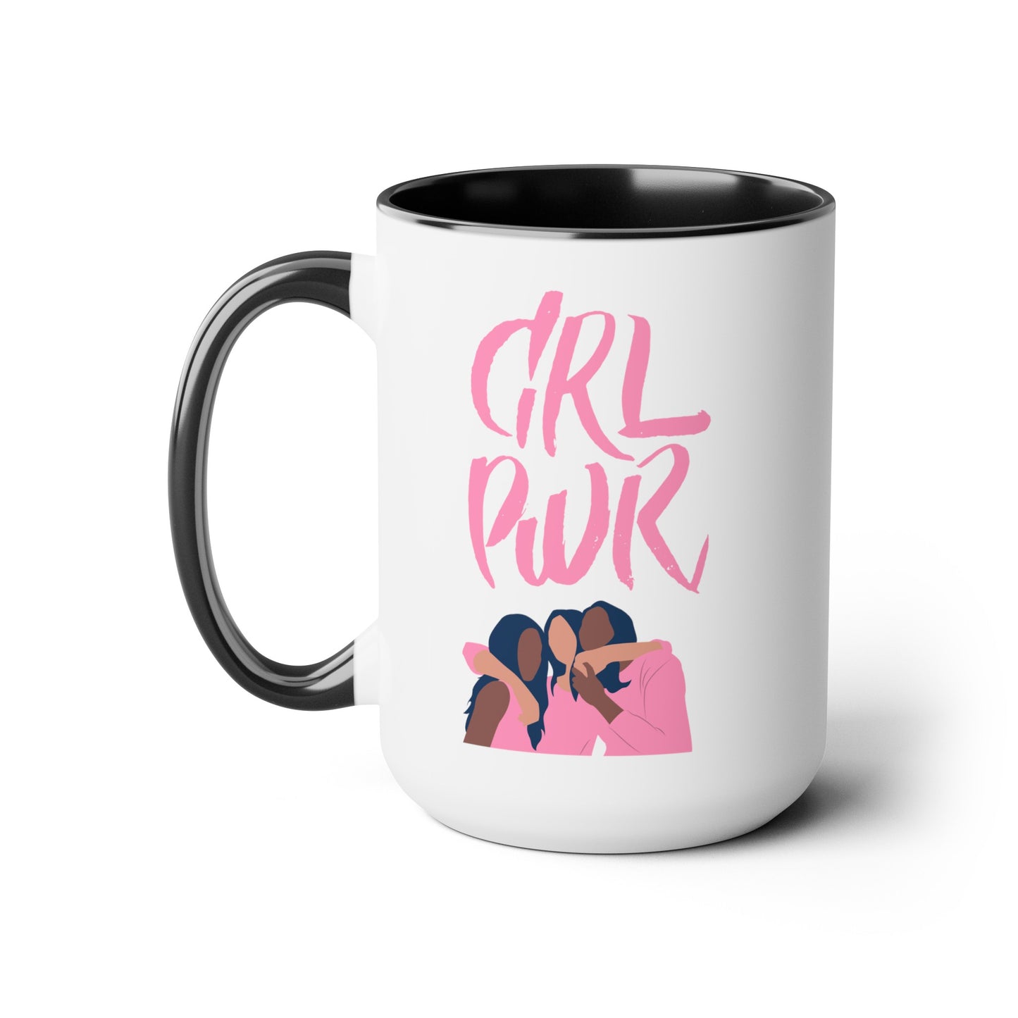 Girl Power - 15oz Large Coffee Mugs - Inspirational Coffee Mug, Gift for Women, Girl Power Gift, Gift for Women's History Month