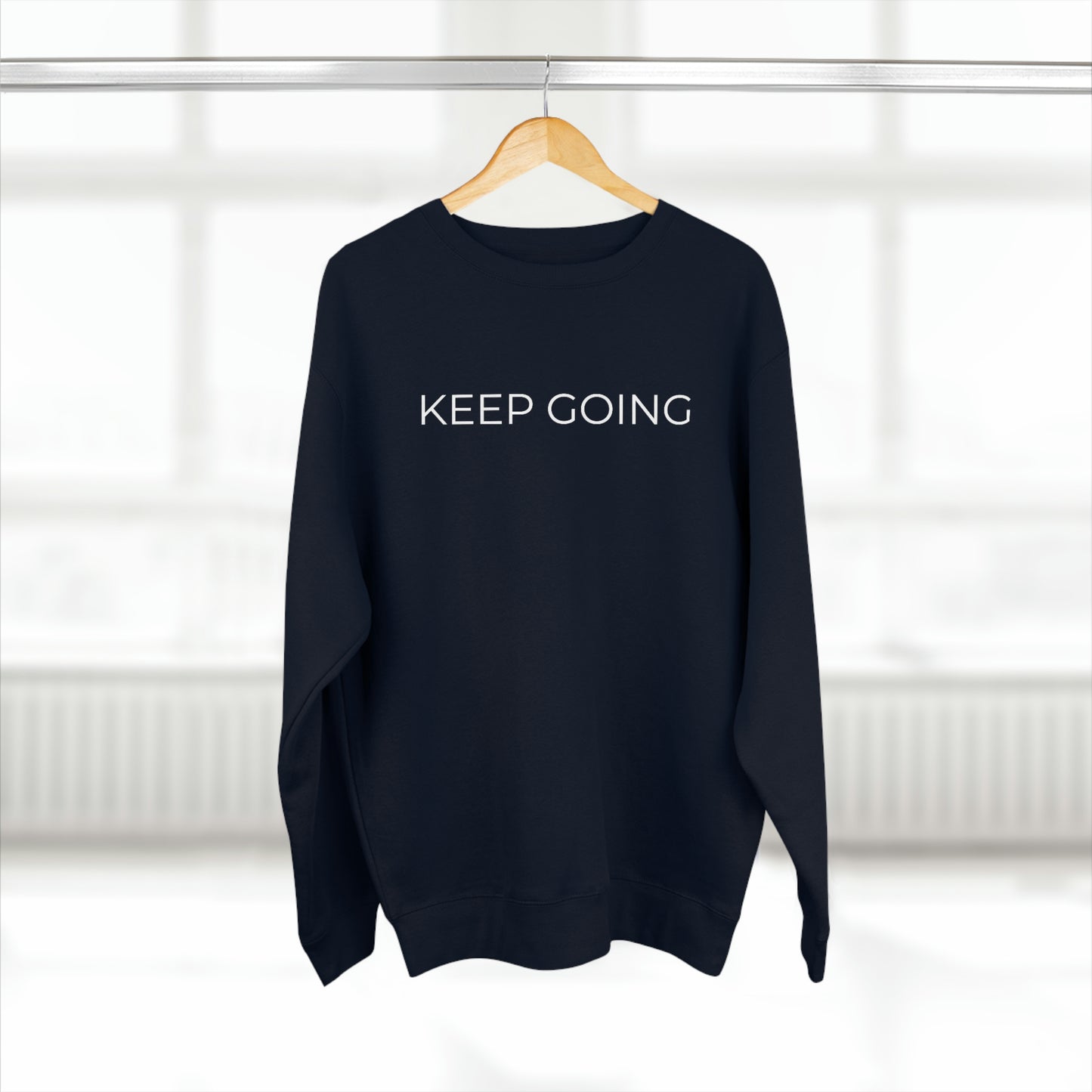 Keep Going Your Only Limit Is You - Premium Crewneck Sweatshirt - Motivational Gift, Inspirational Message, Empowering Gift, Streetwear