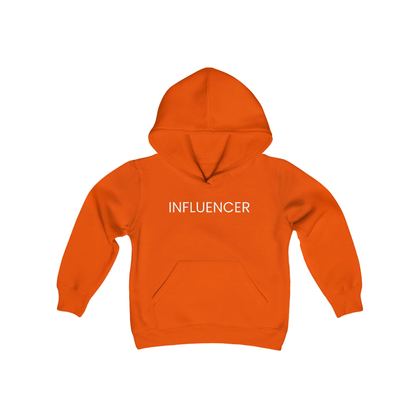 Influencer - Big Kid-Youth Heavy Blend Hooded Sweatshirt - Funny gift for Kids, Novelty Gifts for Kids, Funny Streetwear Hoodie