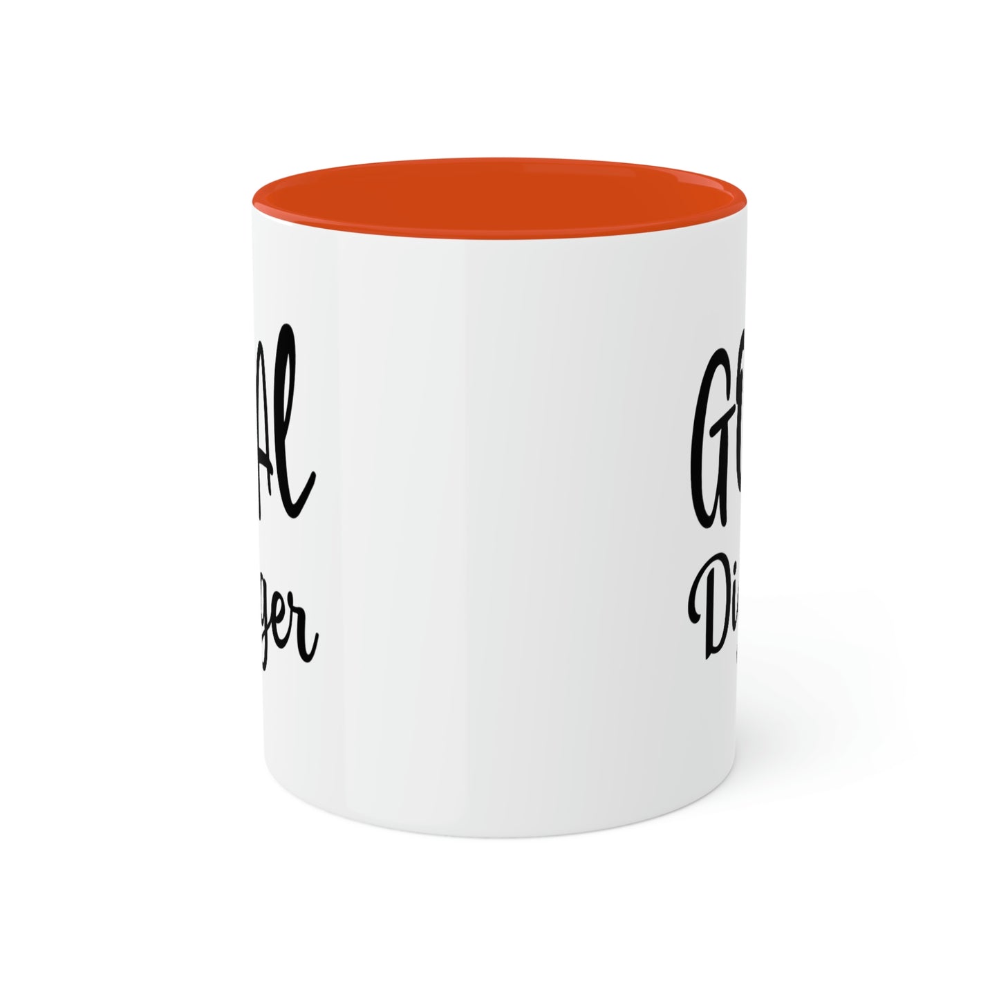 Goal Digger -11oz Coffee Mug - Mug for Ambition, Pink Coffee Mug for Coffee Lover, Mug for Goals, Gift for Boss