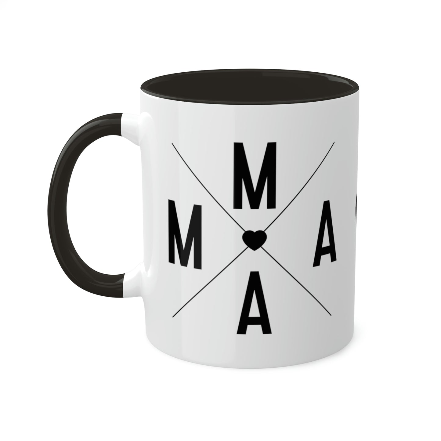 Mama Queen of Hearts - 11oz Coffee Mug, Pink Coffee Mug for Mama, Mother's Day Gift, Love Mama Coffee Cup, Gift for Mama