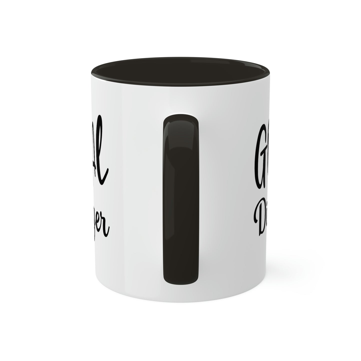 Goal Digger -11oz Coffee Mug - Mug for Ambition, Pink Coffee Mug for Coffee Lover, Mug for Goals, Gift for Boss
