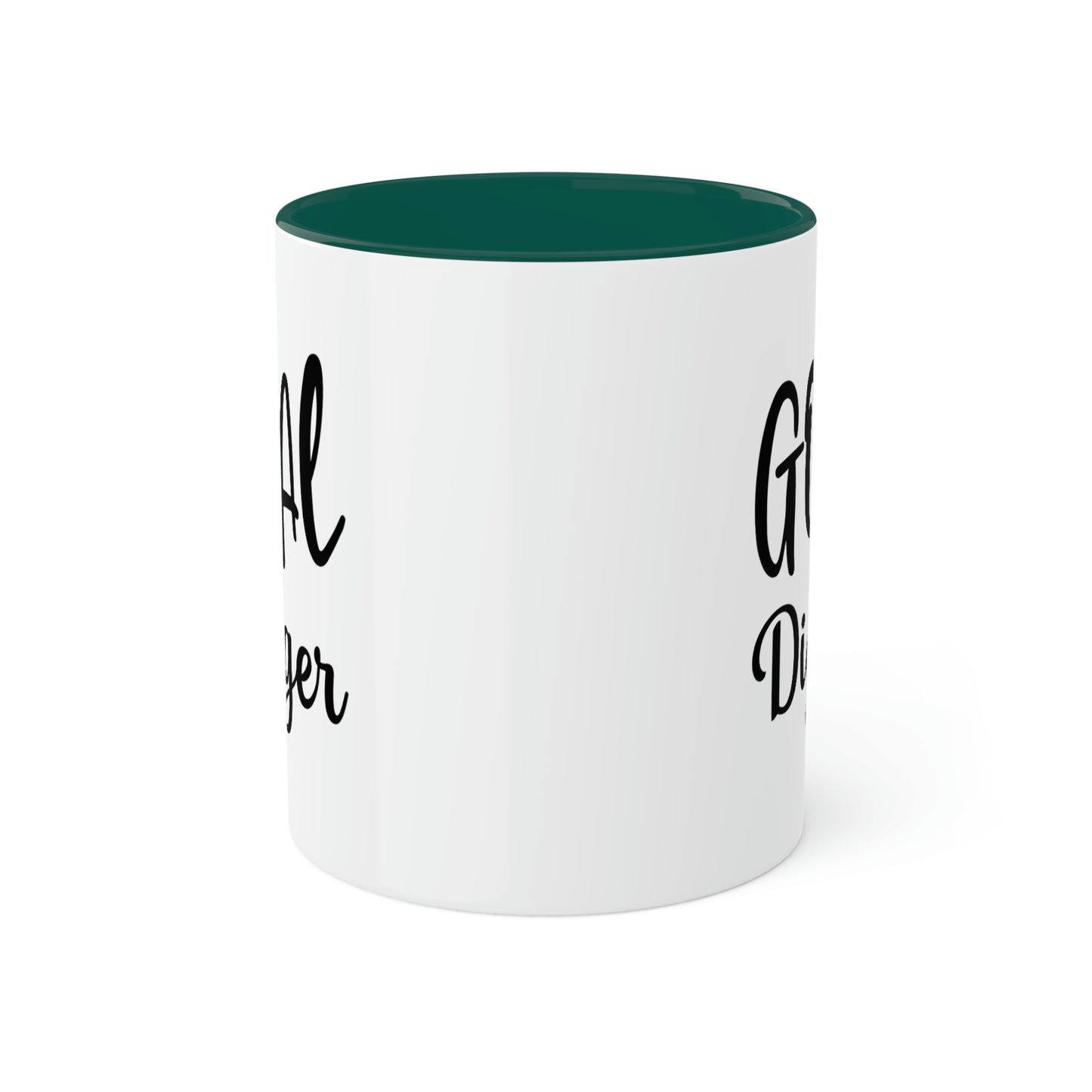 Goal Digger -11oz Coffee Mug - Mug for Ambition, Pink Coffee Mug for Coffee Lover, Mug for Goals, Gift for Boss