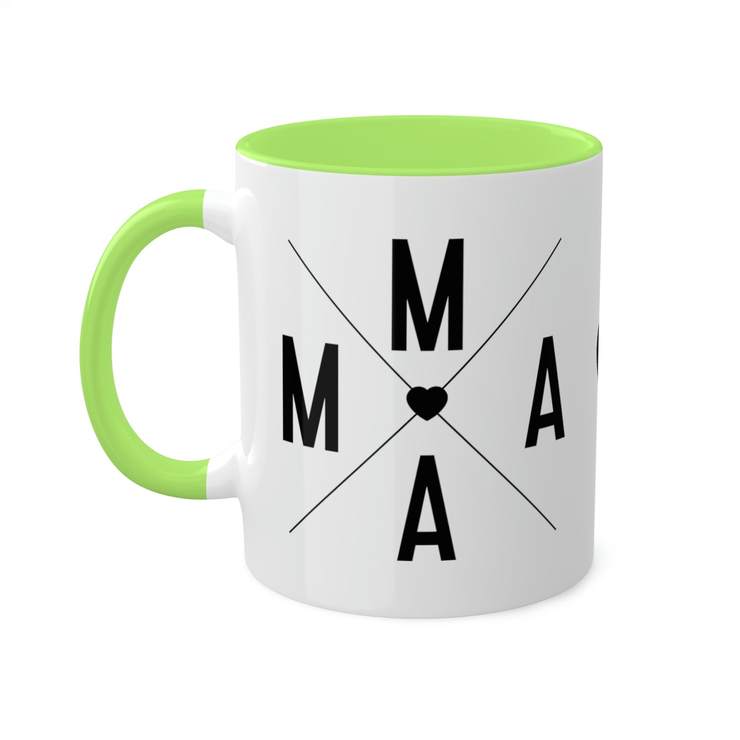 Mama Queen of Hearts - 11oz Coffee Mug, Pink Coffee Mug for Mama, Mother's Day Gift, Love Mama Coffee Cup, Gift for Mama