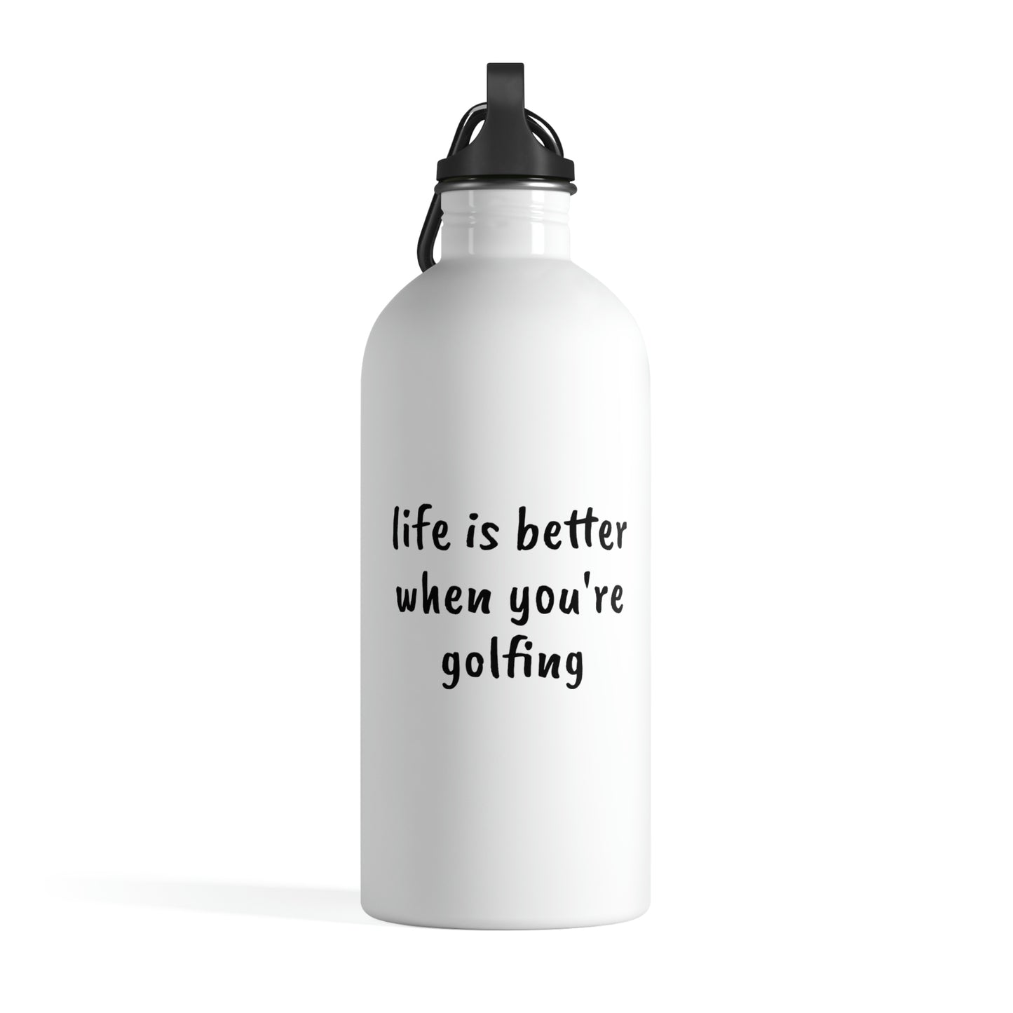 Life is Better When You're Golfing - Stainless Steel Water Bottle - Golf Gift for Dad, Golf Gift for Him, Funny Adult Gifts, Insulated Water bottle, Dad Gift, Dad Water Bottle, Golf Humor
