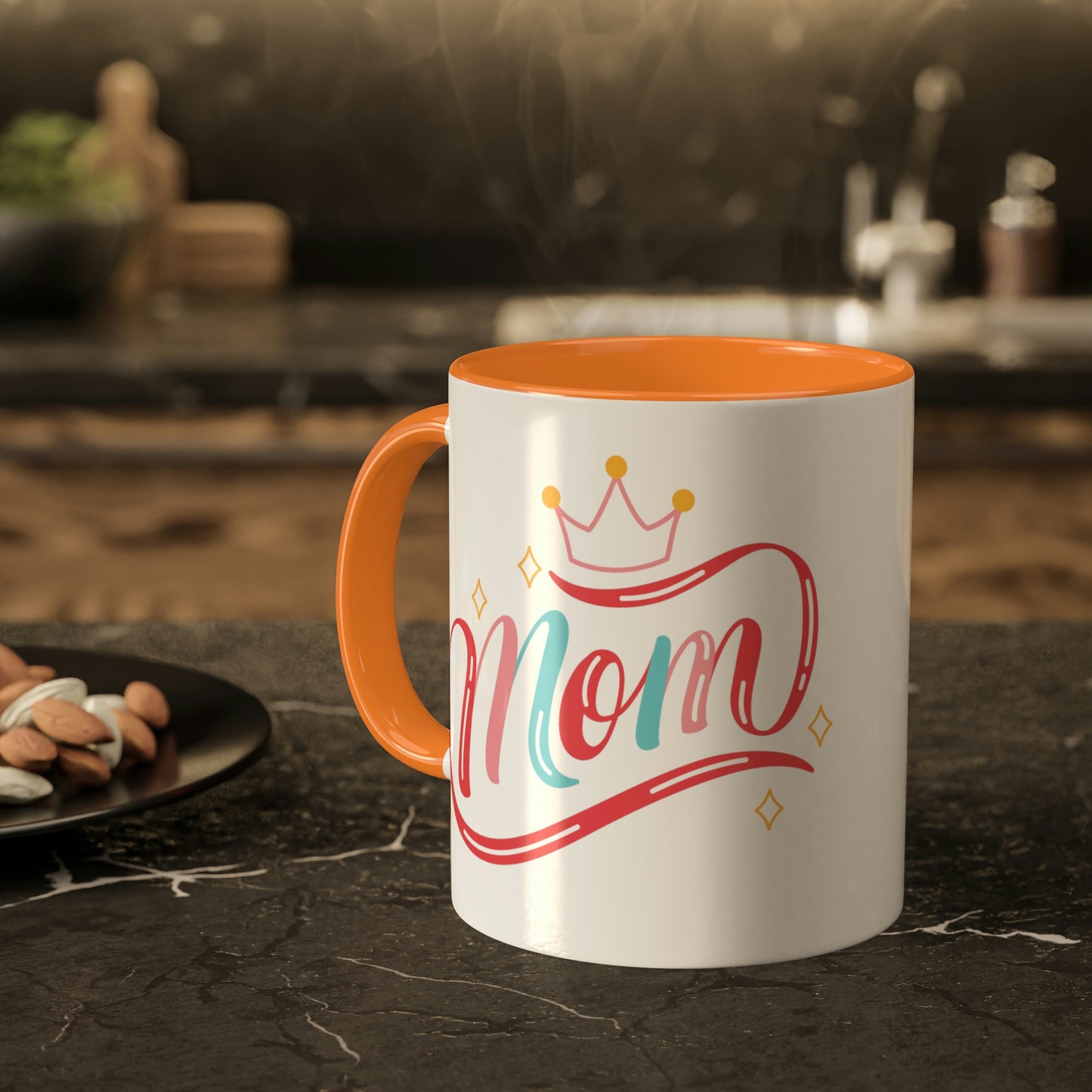 Mom - 11oz Coffee Mug, Novelty Mug, Gift for Mom, Mother's Day Gift, Love Mom Coffee Cup