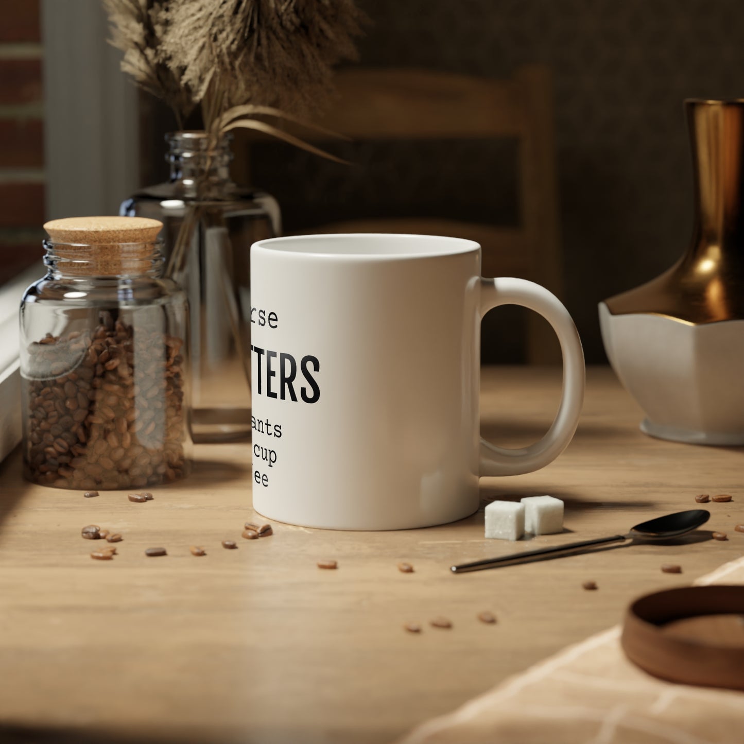 Of Course Size Matters Coffee Cup - Jumbo Mug, 20oz - Funny Coffee Mug, Mugs With Sayings, Gift for Women and Men, Gift for Him and Her, Humorous Coffee Mug