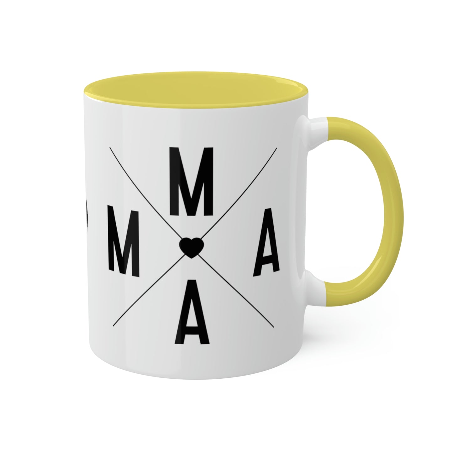 Mama Queen of Hearts - 11oz Coffee Mug, Pink Coffee Mug for Mama, Mother's Day Gift, Love Mama Coffee Cup, Gift for Mama