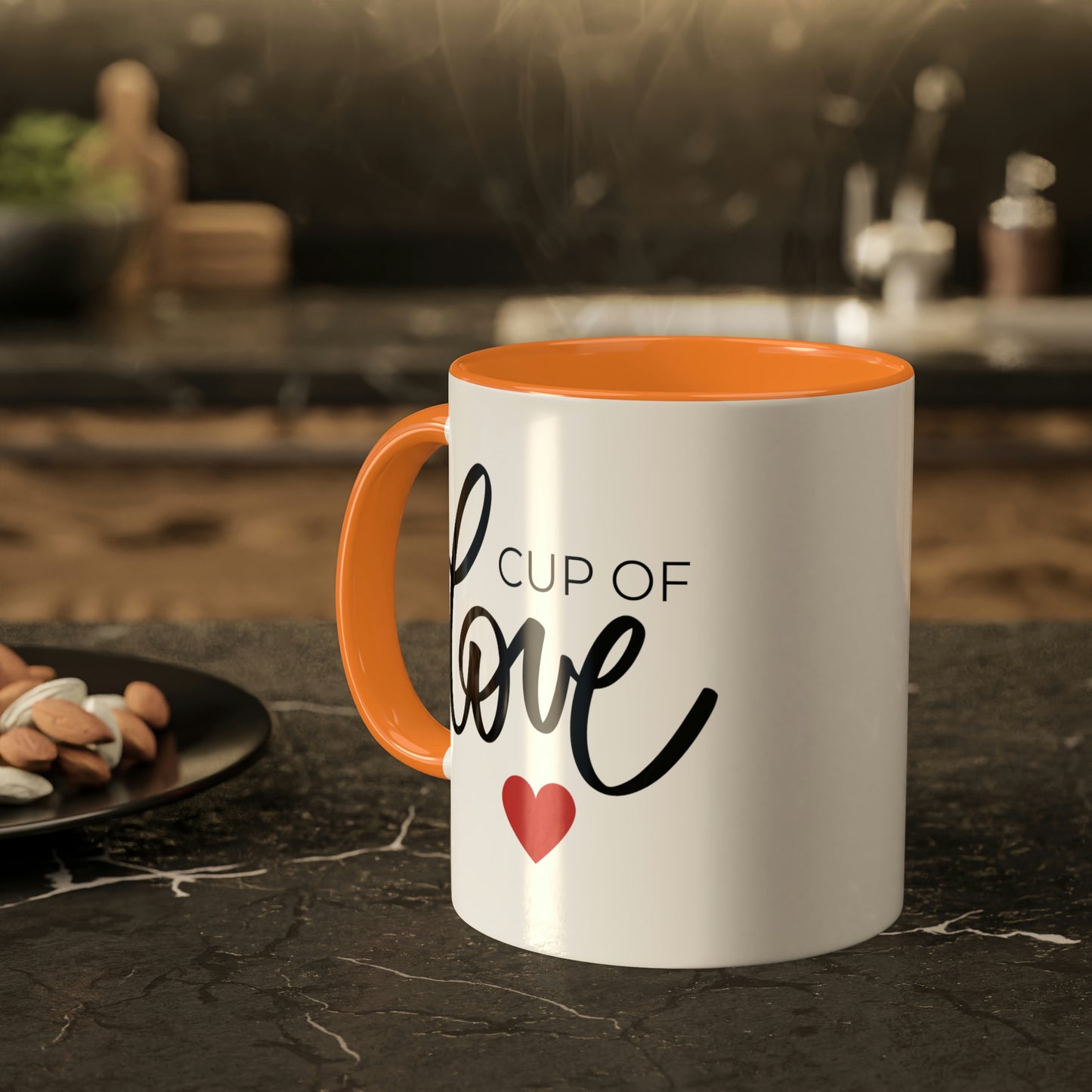 Cup of Love -11oz Coffee Mug - Gift for Mom, Pink Coffee Mug, Mug with Love, Gift for Wife, Mug for Girlfriend, Love You Mug
