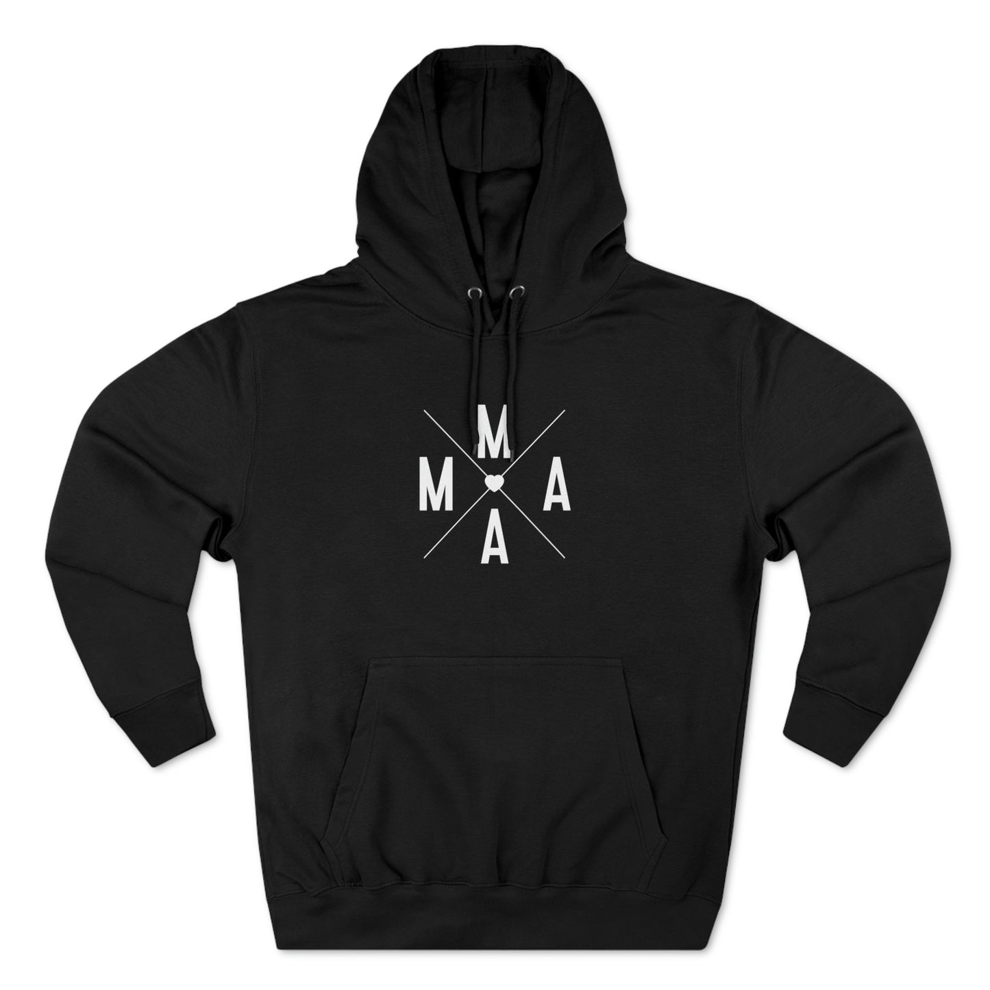 Mama (x) - Unisex Premium Pullover Hoodie - Mother's Day Gift, Novelty Hoodie for Mom, Gift for Mama