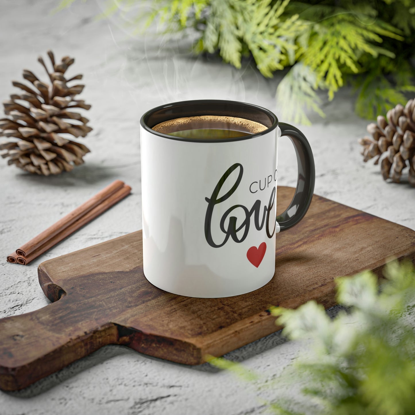 Cup of Love -11oz Coffee Mug - Gift for Mom, Pink Coffee Mug, Mug with Love, Gift for Wife, Mug for Girlfriend, Love You Mug