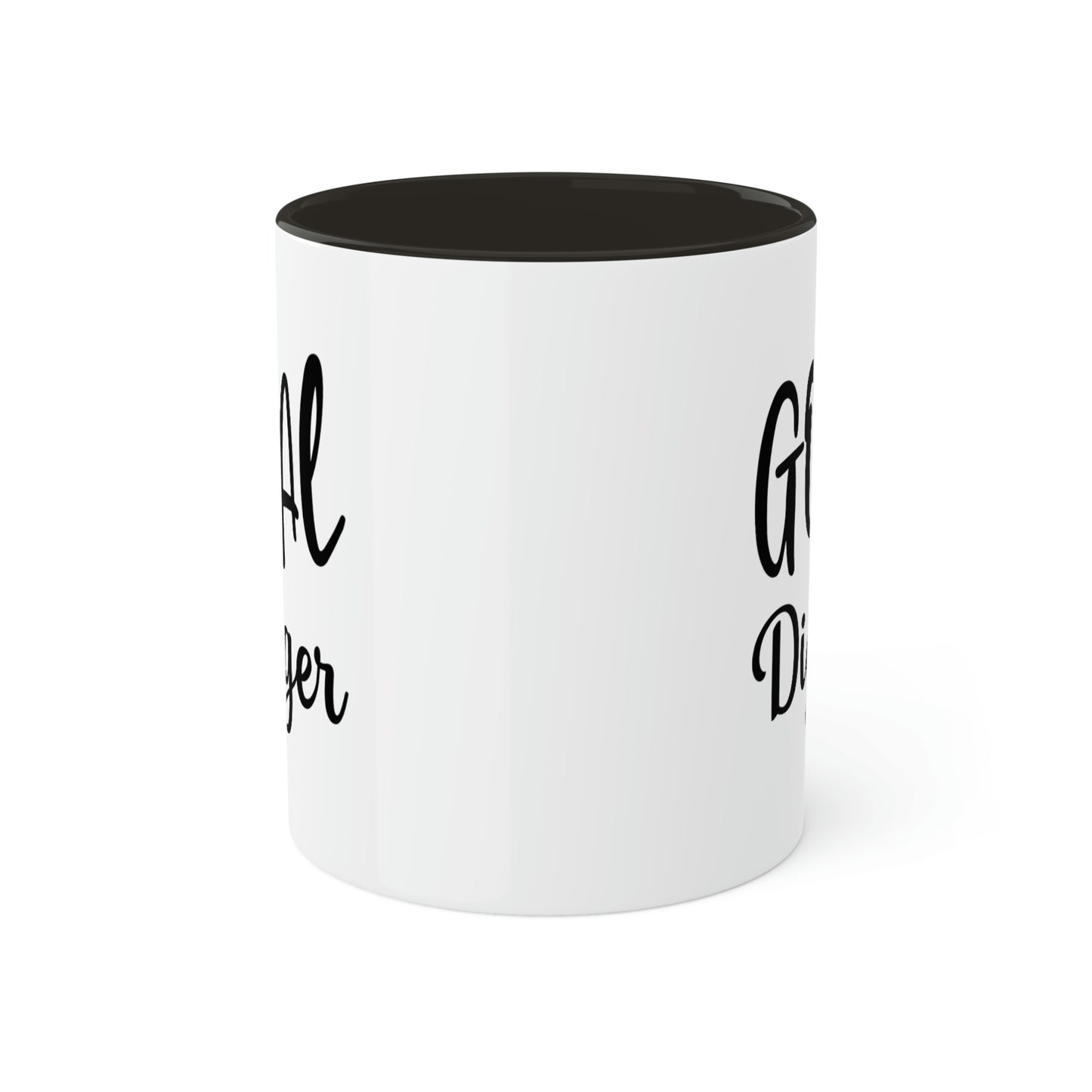 Goal Digger -11oz Coffee Mug - Mug for Ambition, Pink Coffee Mug for Coffee Lover, Mug for Goals, Gift for Boss
