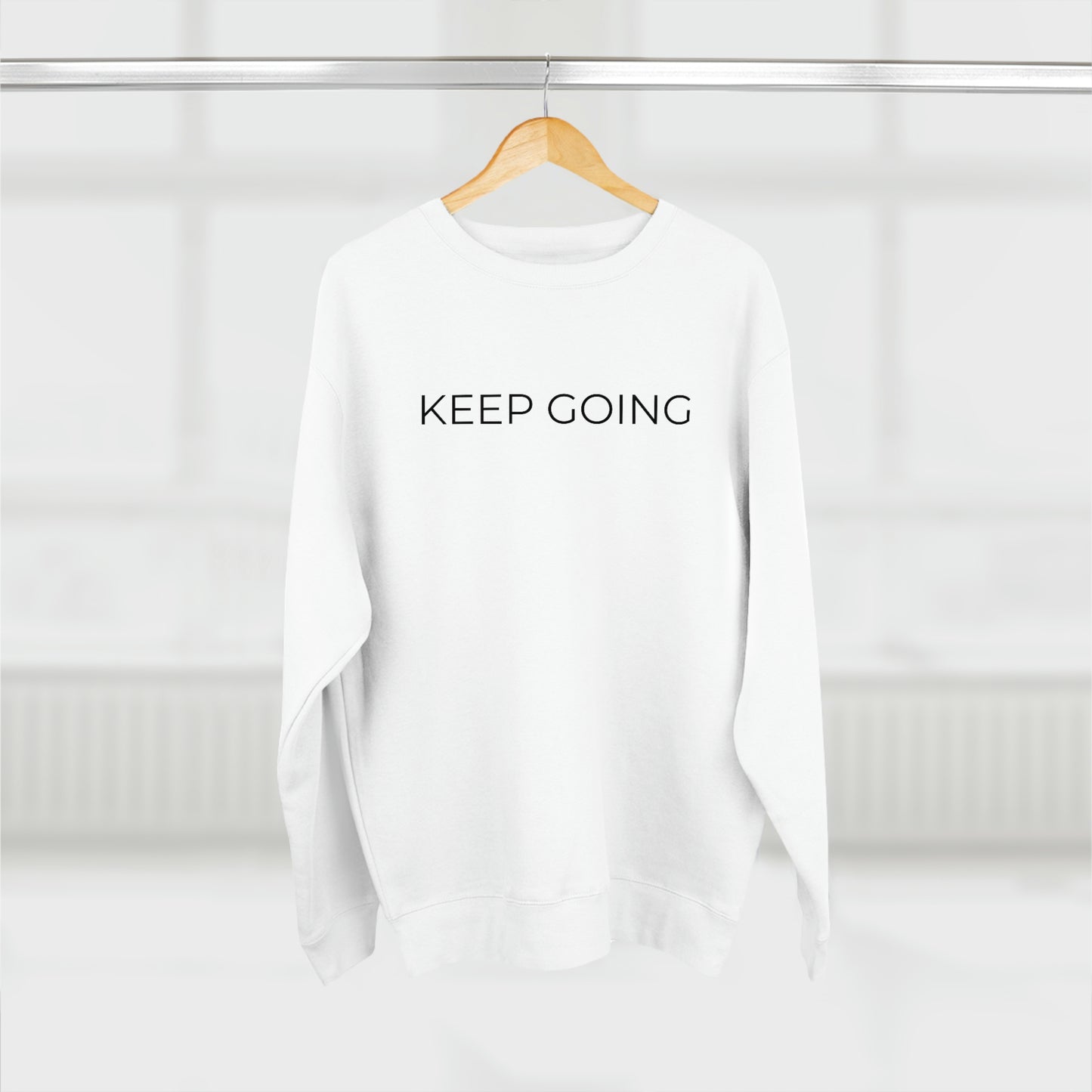 Keep Going Your Only Limit Is You - Premium Crewneck Sweatshirt - Motivational Gift, Inspirational Message, Empowering Gift, Streetwear