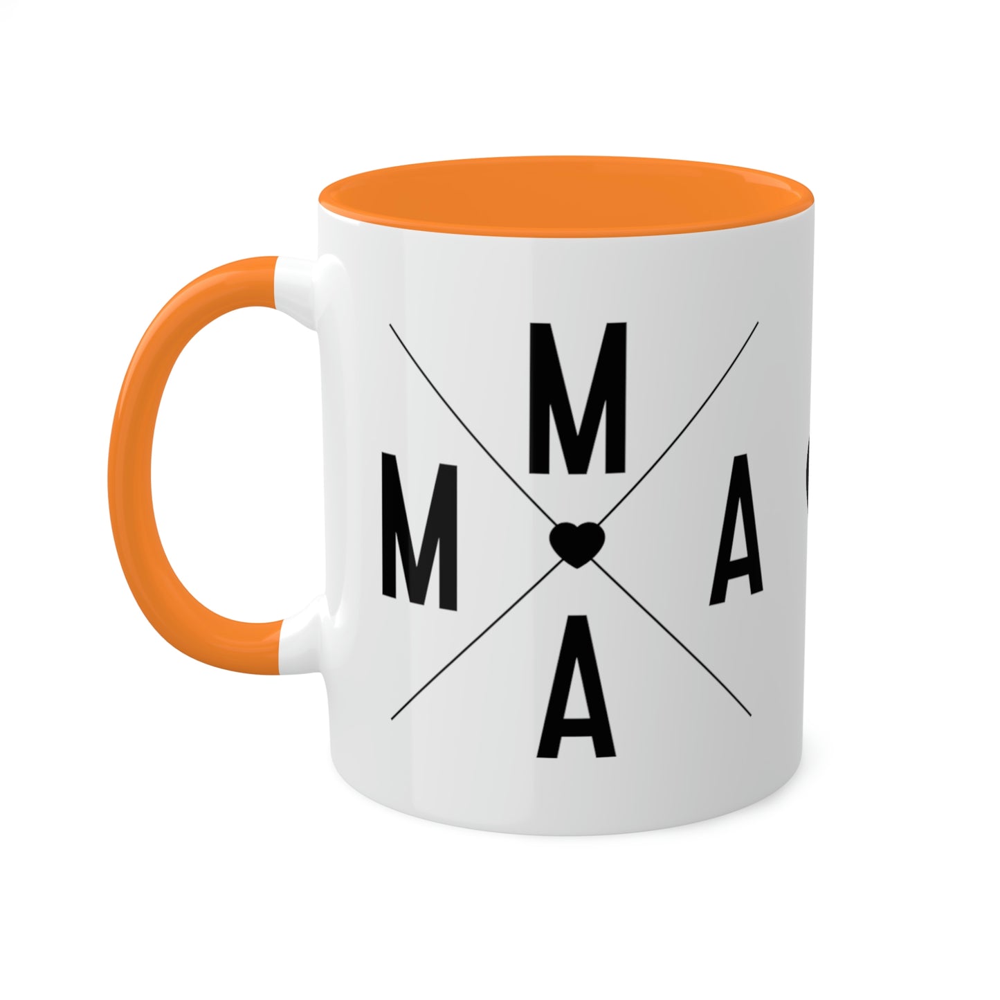 Mama Queen of Hearts - 11oz Coffee Mug, Pink Coffee Mug for Mama, Mother's Day Gift, Love Mama Coffee Cup, Gift for Mama