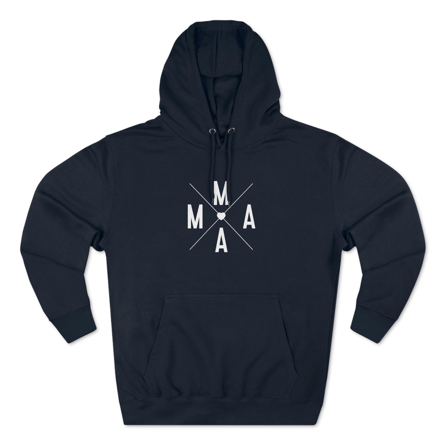 Mama (x) - Unisex Premium Pullover Hoodie - Mother's Day Gift, Novelty Hoodie for Mom, Gift for Mama