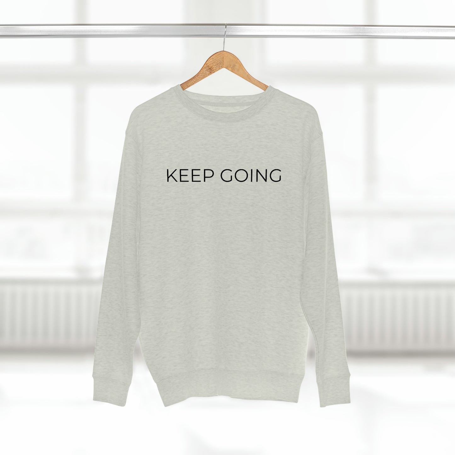 Keep Going Your Only Limit Is You - Premium Crewneck Sweatshirt - Motivational Gift, Inspirational Message, Empowering Gift, Streetwear