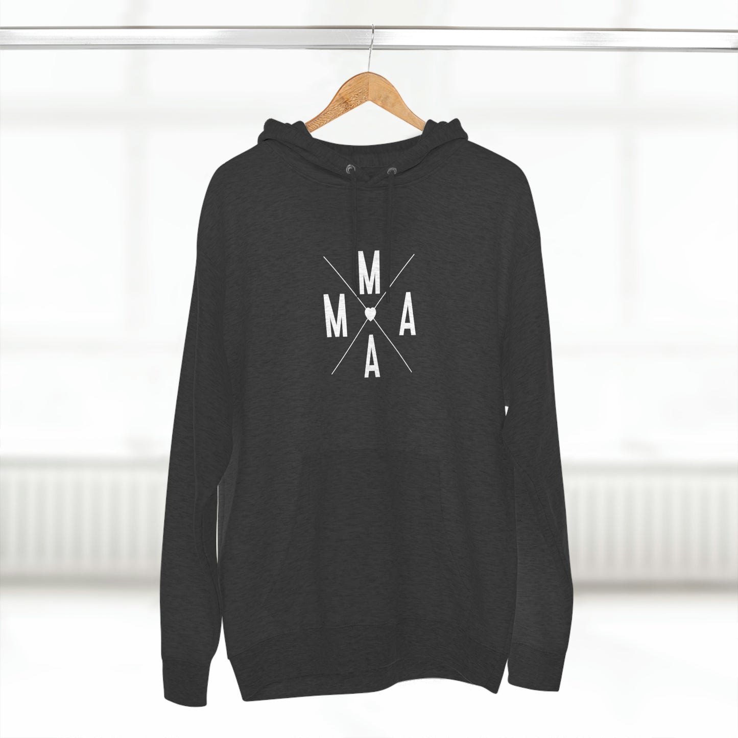 Mama (x) - Unisex Premium Pullover Hoodie - Mother's Day Gift, Novelty Hoodie for Mom, Gift for Mama
