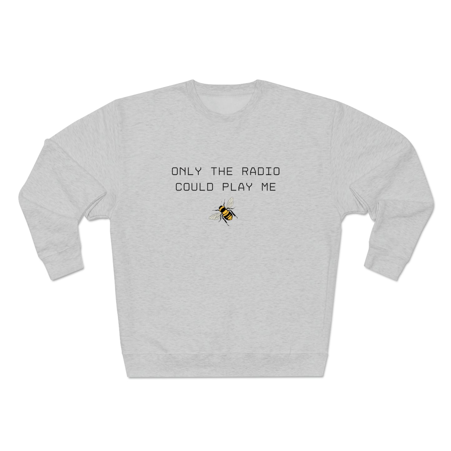 Only The Radio Could Play Me - Premium Crewneck Sweatshirt - Inspirational Message, Plush Sweatshirt, Streetwear Sweatshirt - Beyonce