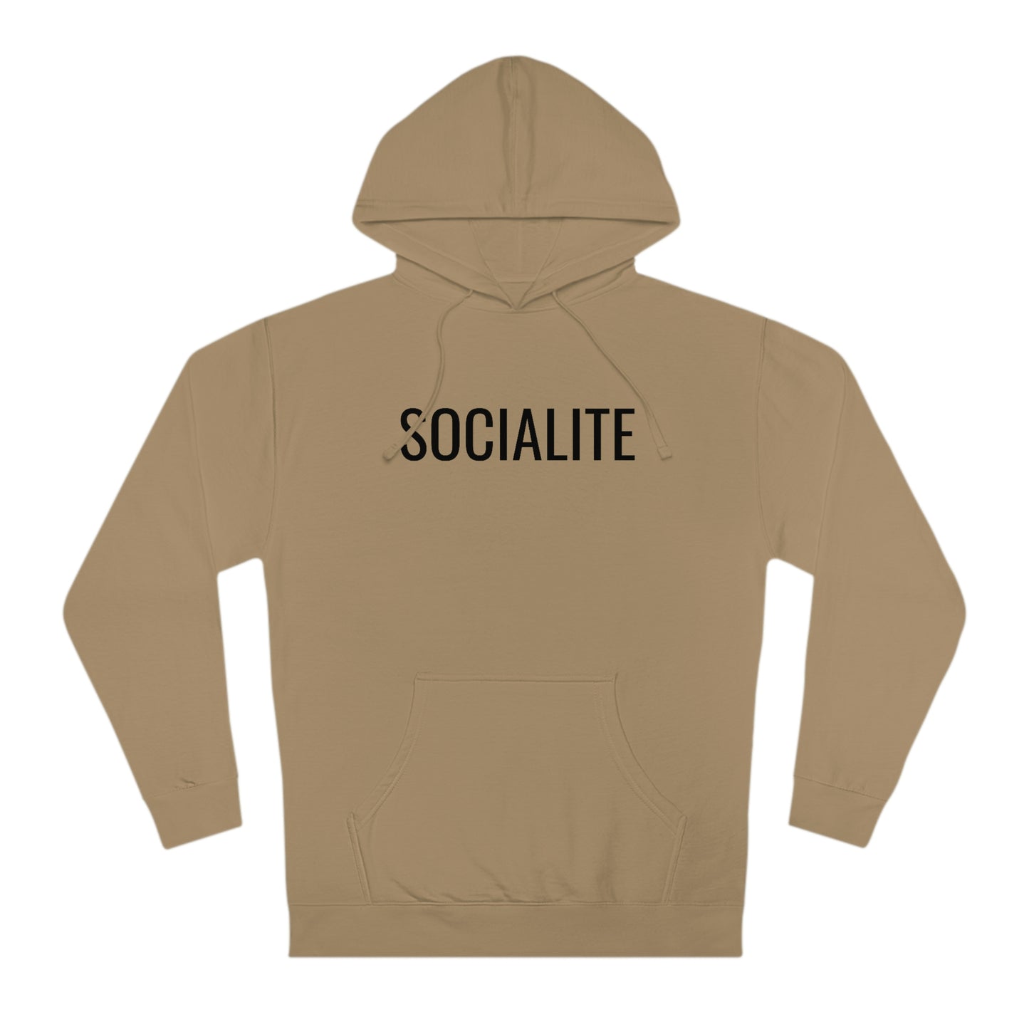 Socialite - Unisex Hooded Sweatshirt - Gift for Her or Him, Novelty Sweatshirt, Gift Idea, Streetwear Sweatshirt Hoodie