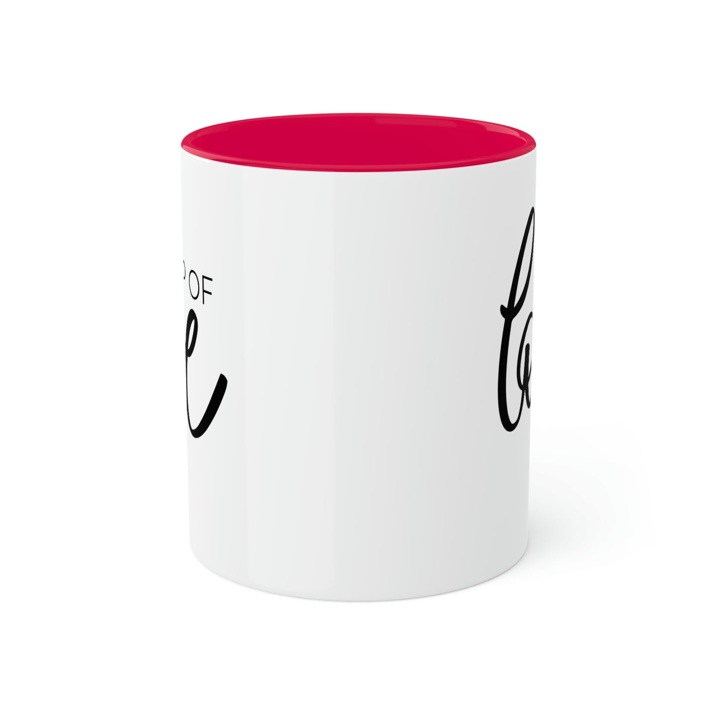 Cup of Love -11oz Coffee Mug - Gift for Mom, Pink Coffee Mug, Mug with Love, Gift for Wife, Mug for Girlfriend, Love You Mug