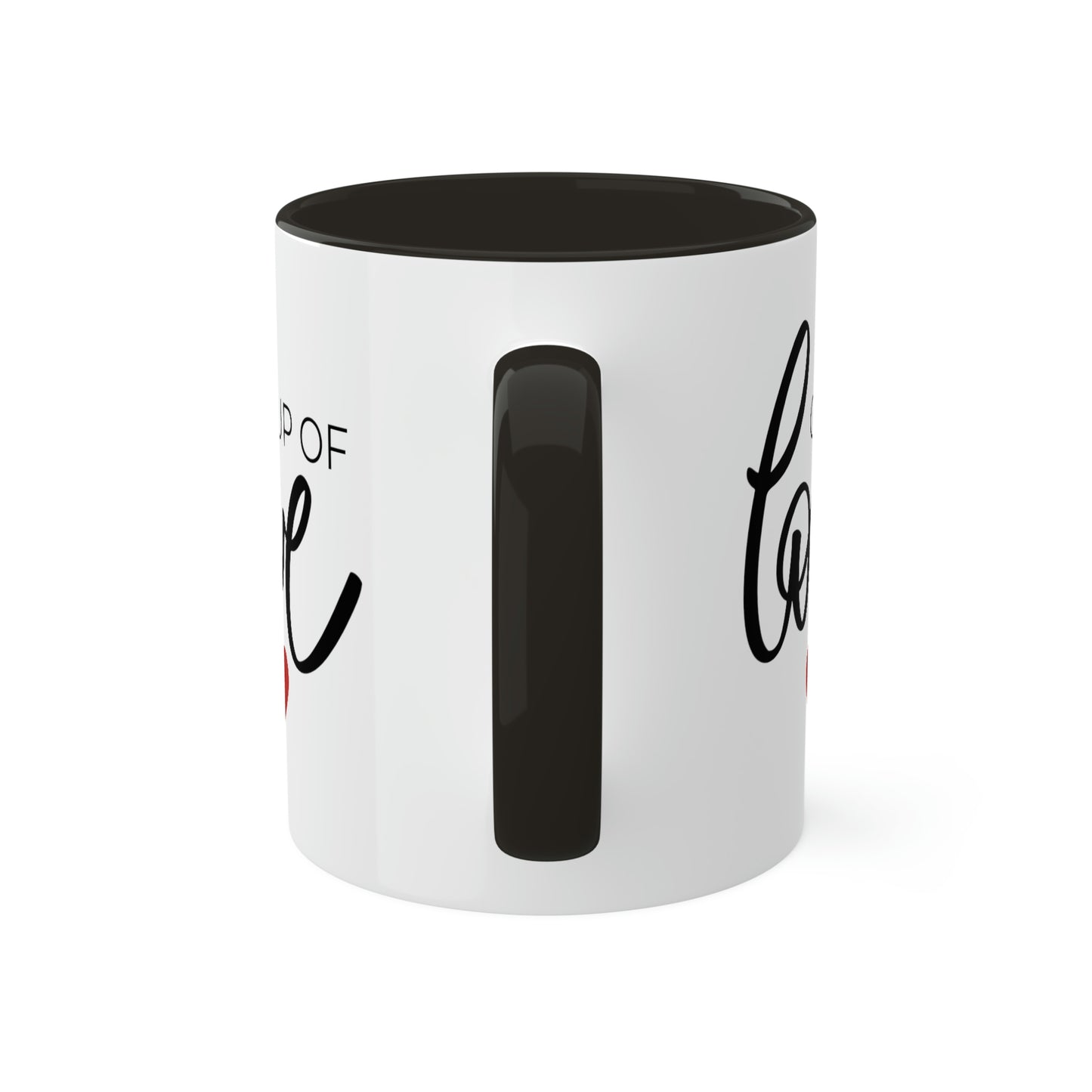 Cup of Love -11oz Coffee Mug - Gift for Mom, Pink Coffee Mug, Mug with Love, Gift for Wife, Mug for Girlfriend, Love You Mug
