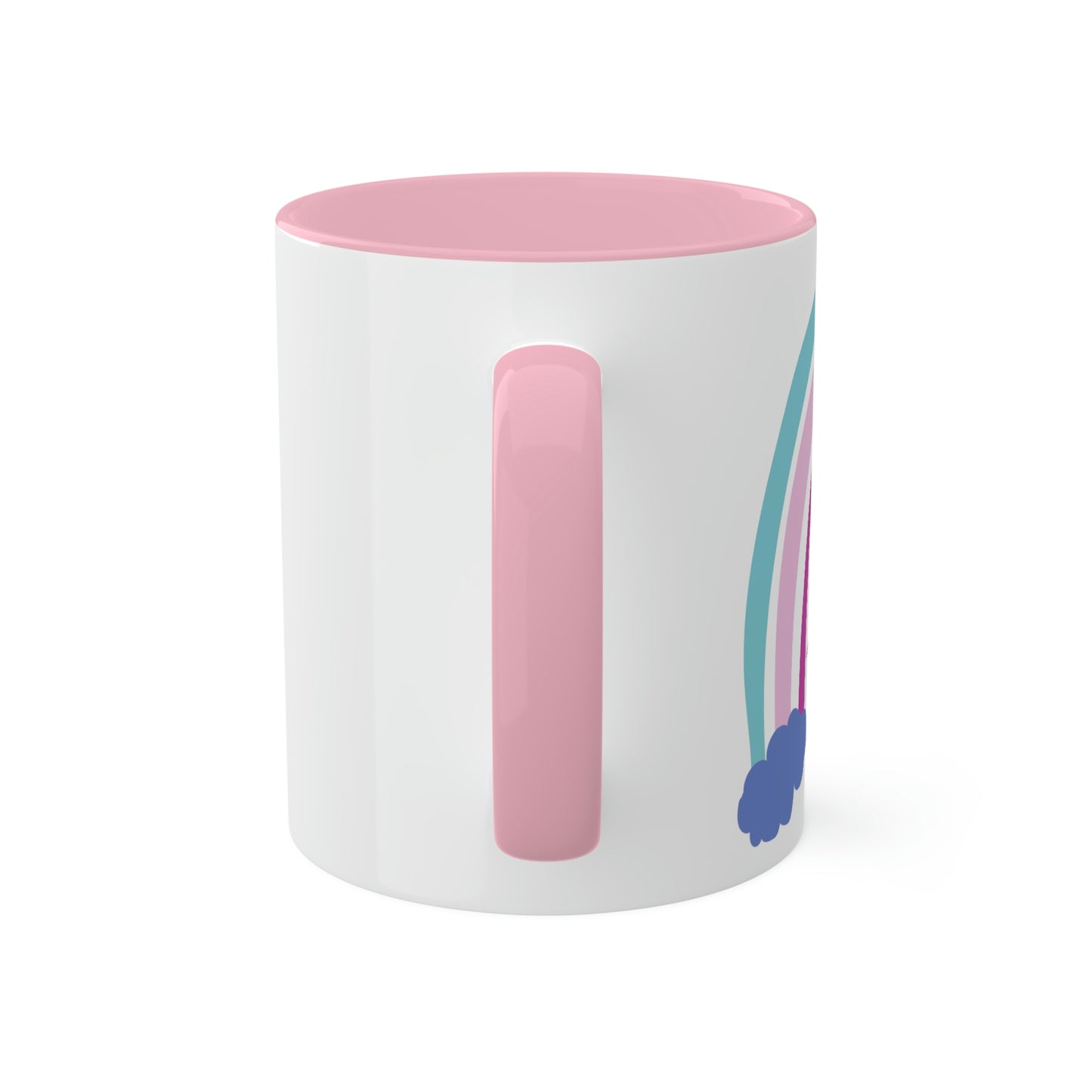 Rainbow Love - 11oz Coffee Mug, Novelty Mug, Gift for your Girlfriends, Valentines Gift, Rainbow Coffee Cup