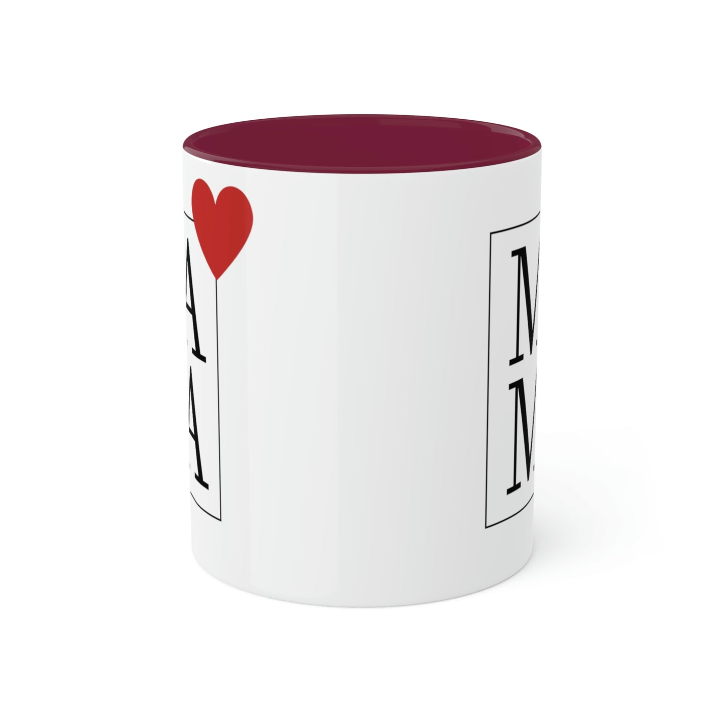 Mama (heart) - 11oz Coffee Mug, Novelty Mug for Mama, Mother's Day Gift, Love Mama Coffee Cup, Gift for Mama, Pink Coffee Mug