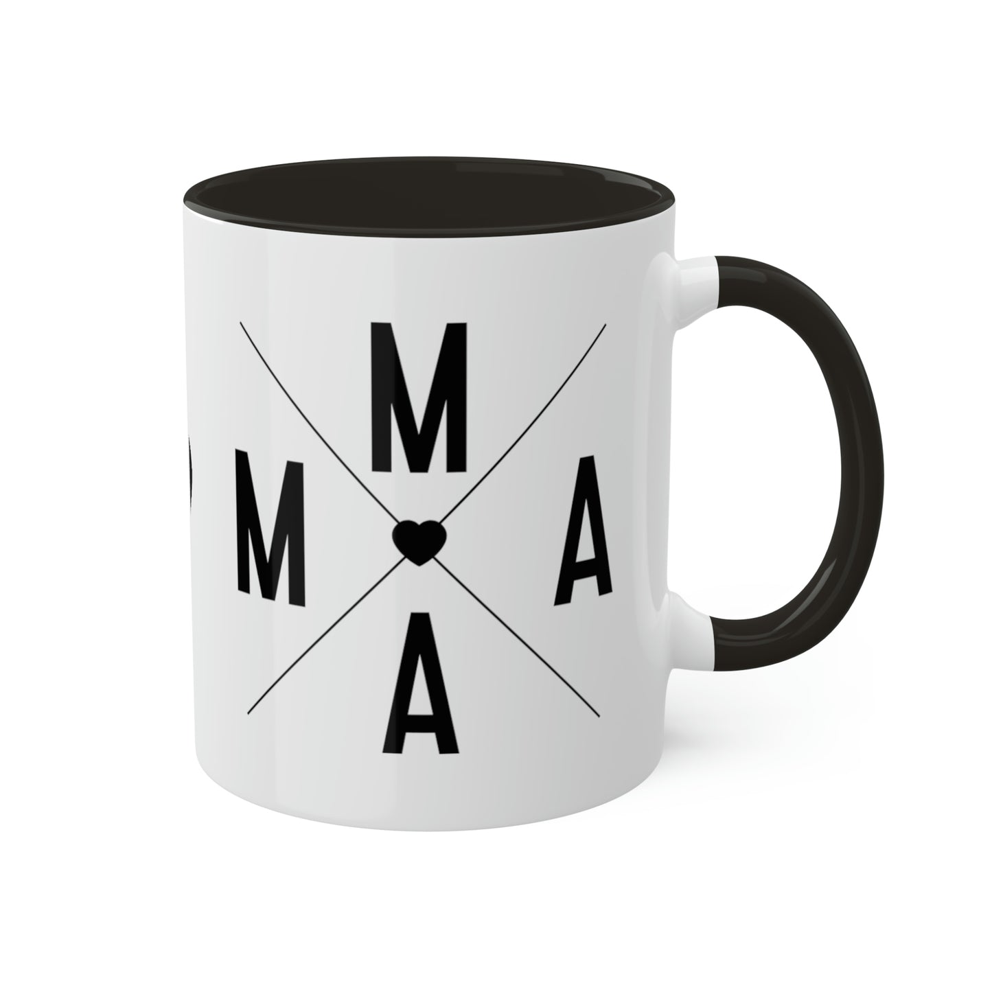 Mama Queen of Hearts - 11oz Coffee Mug, Pink Coffee Mug for Mama, Mother's Day Gift, Love Mama Coffee Cup, Gift for Mama