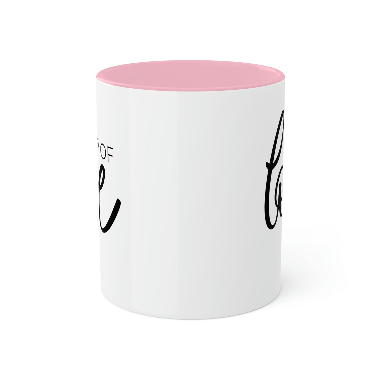 Cup of Love -11oz Coffee Mug - Gift for Mom, Pink Coffee Mug, Mug with Love, Gift for Wife, Mug for Girlfriend, Love You Mug