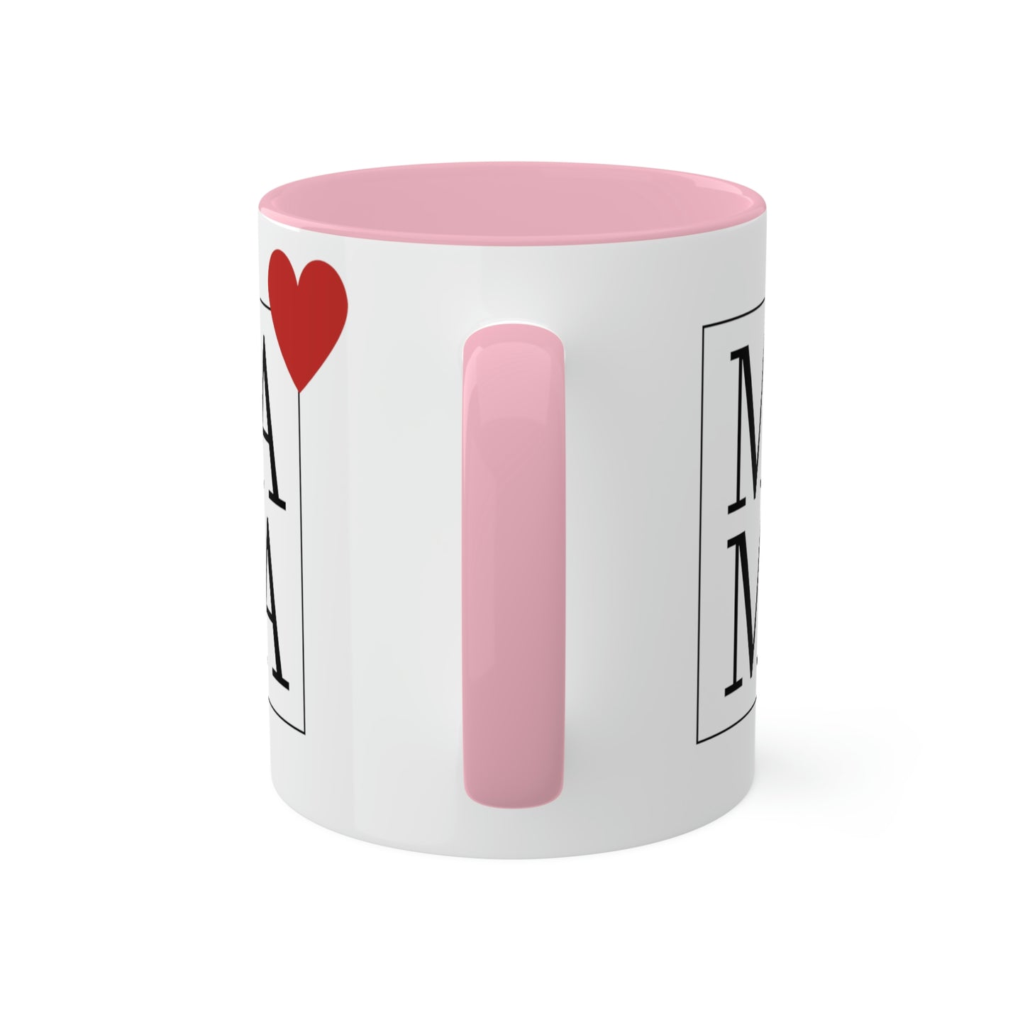 Mama (heart) - 11oz Coffee Mug, Novelty Mug for Mama, Mother's Day Gift, Love Mama Coffee Cup, Gift for Mama, Pink Coffee Mug