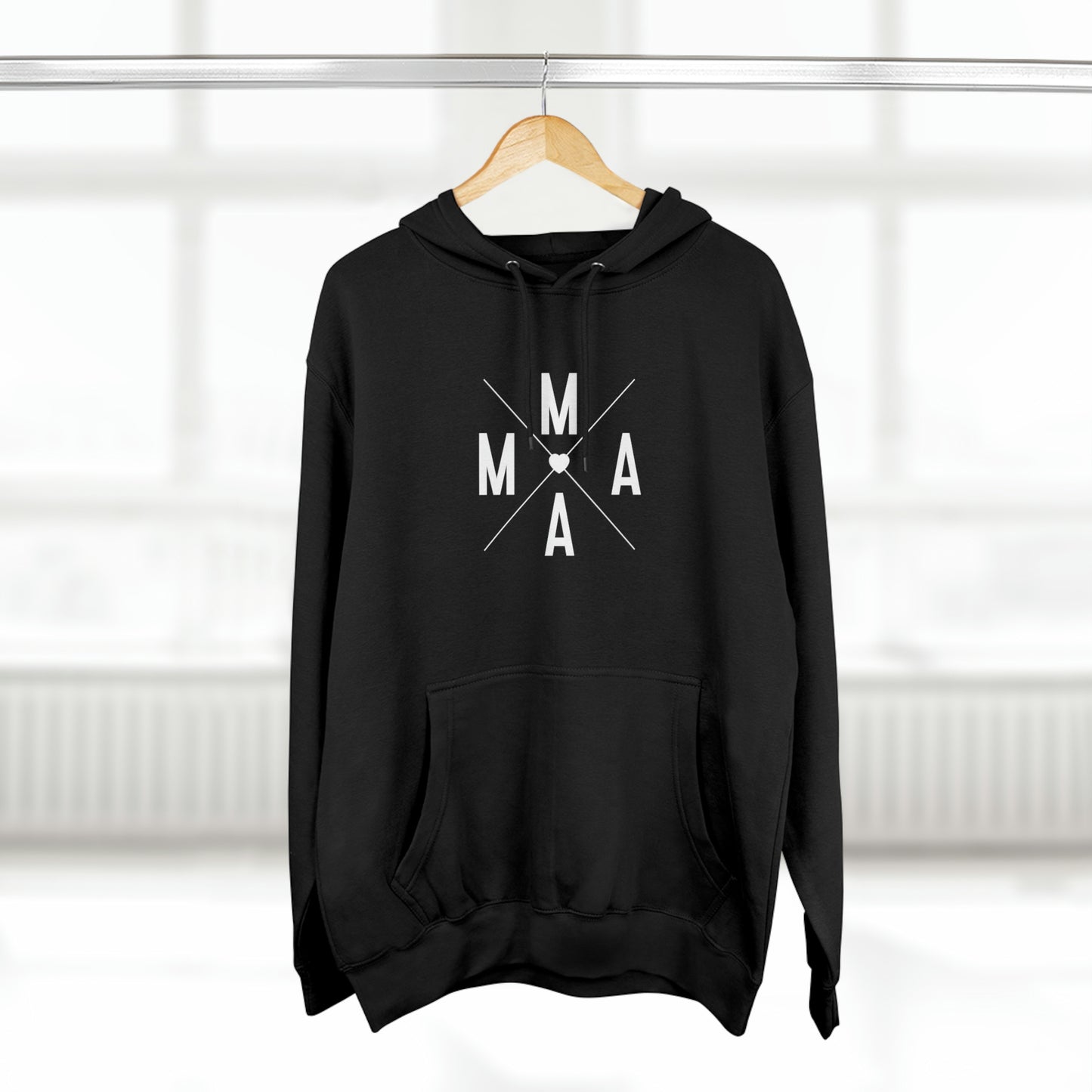 Mama (x) - Unisex Premium Pullover Hoodie - Mother's Day Gift, Novelty Hoodie for Mom, Gift for Mama